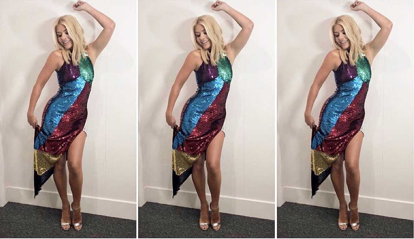 holly willoughby dancing on ice outfit 2018