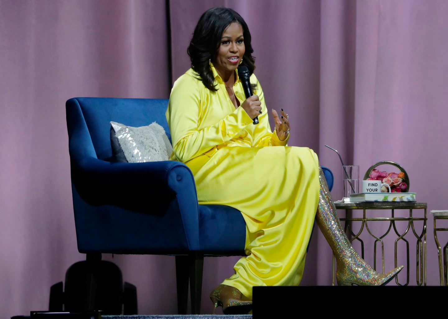Michelle Obama Balenciaga boots