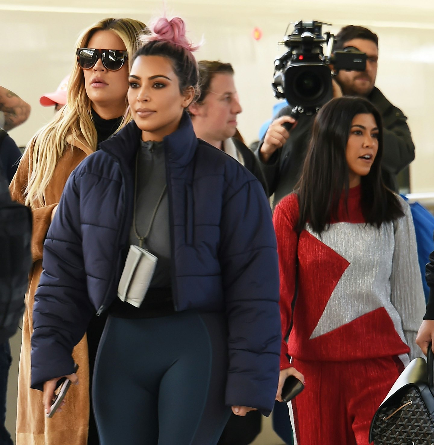 Kourtney, Khloe and Kim Kardashian