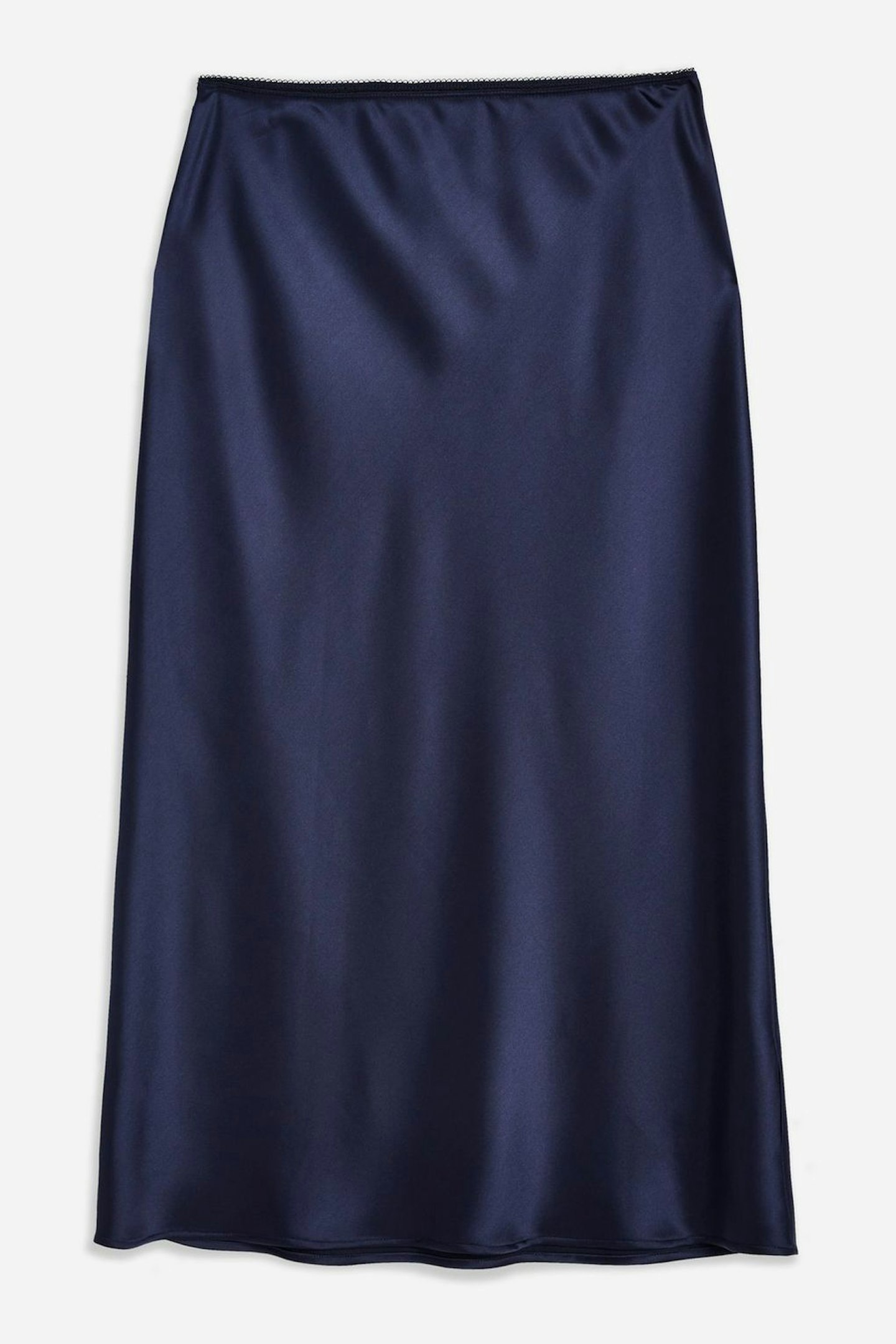 Topshop, Satin Bias Midi Skirt