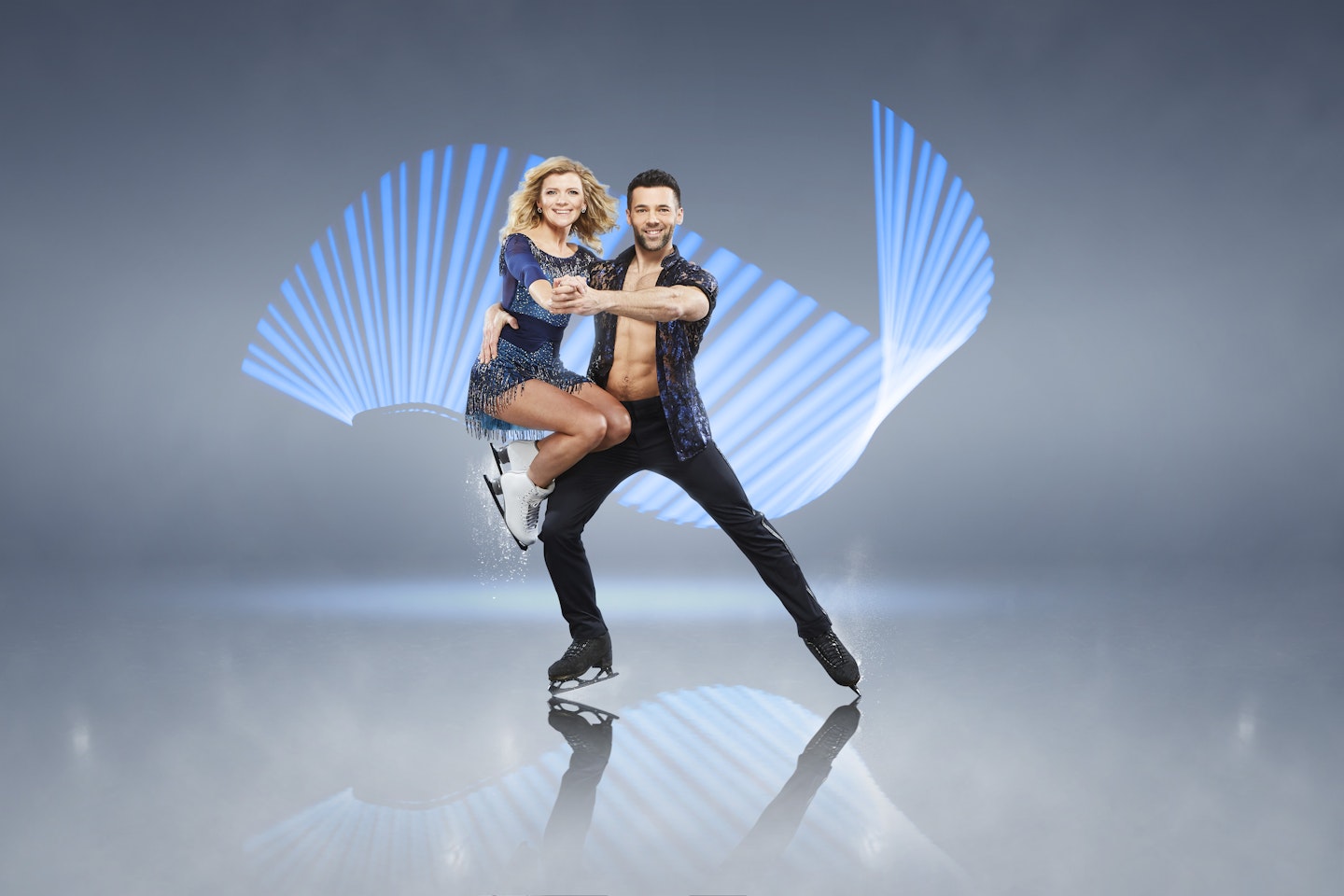 Jane Danson and Sylvain Longchambon