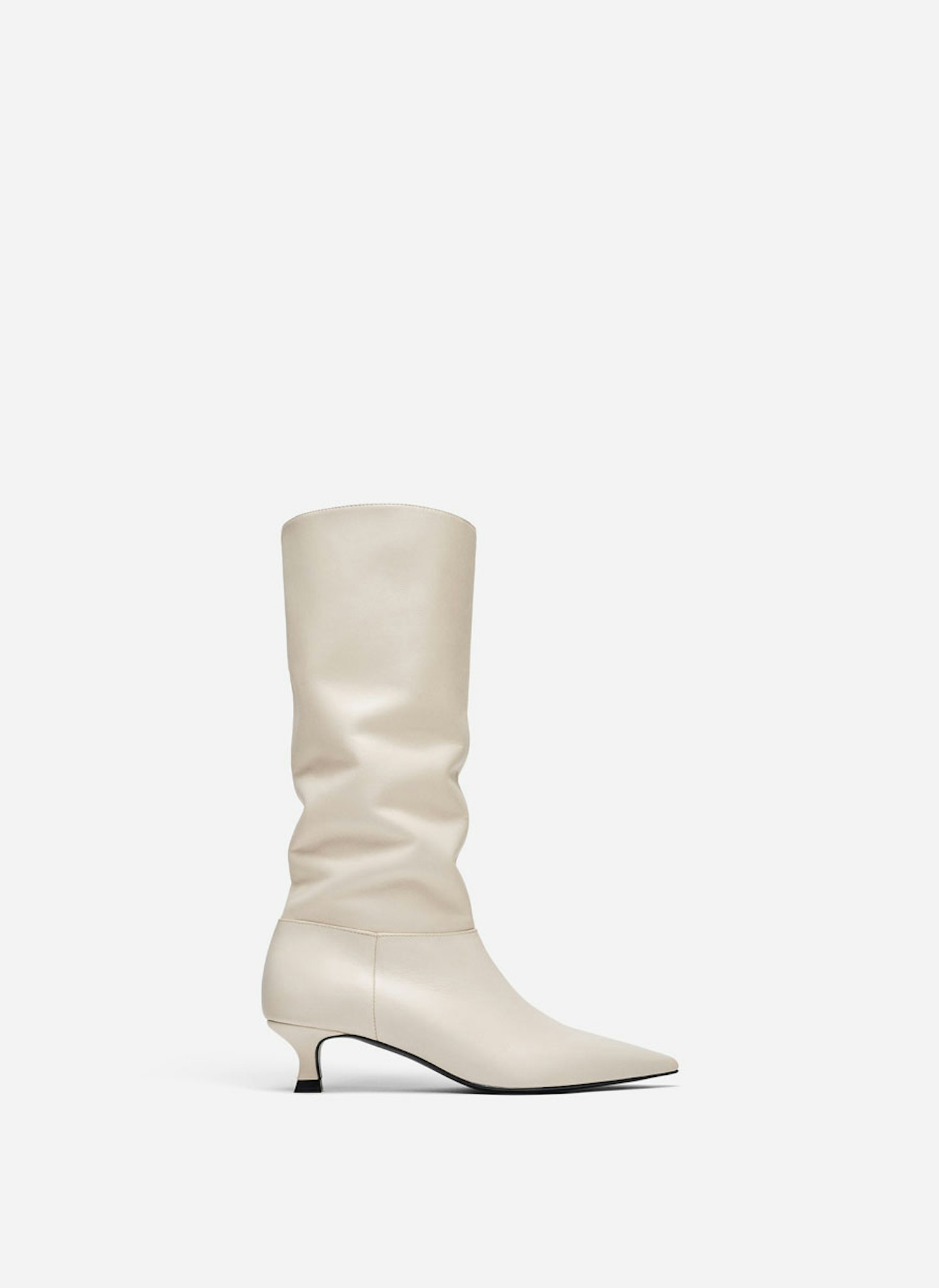 Uterque, High White Boots