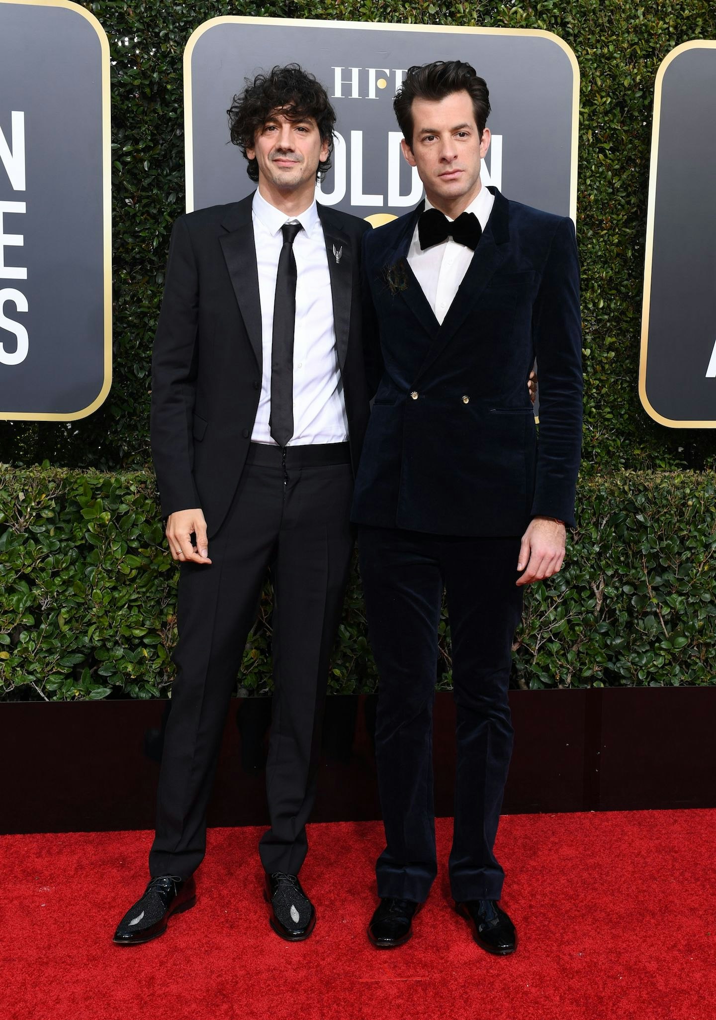 Anthony Rossomando and Mark Ronson at the 2019 Golden Globes