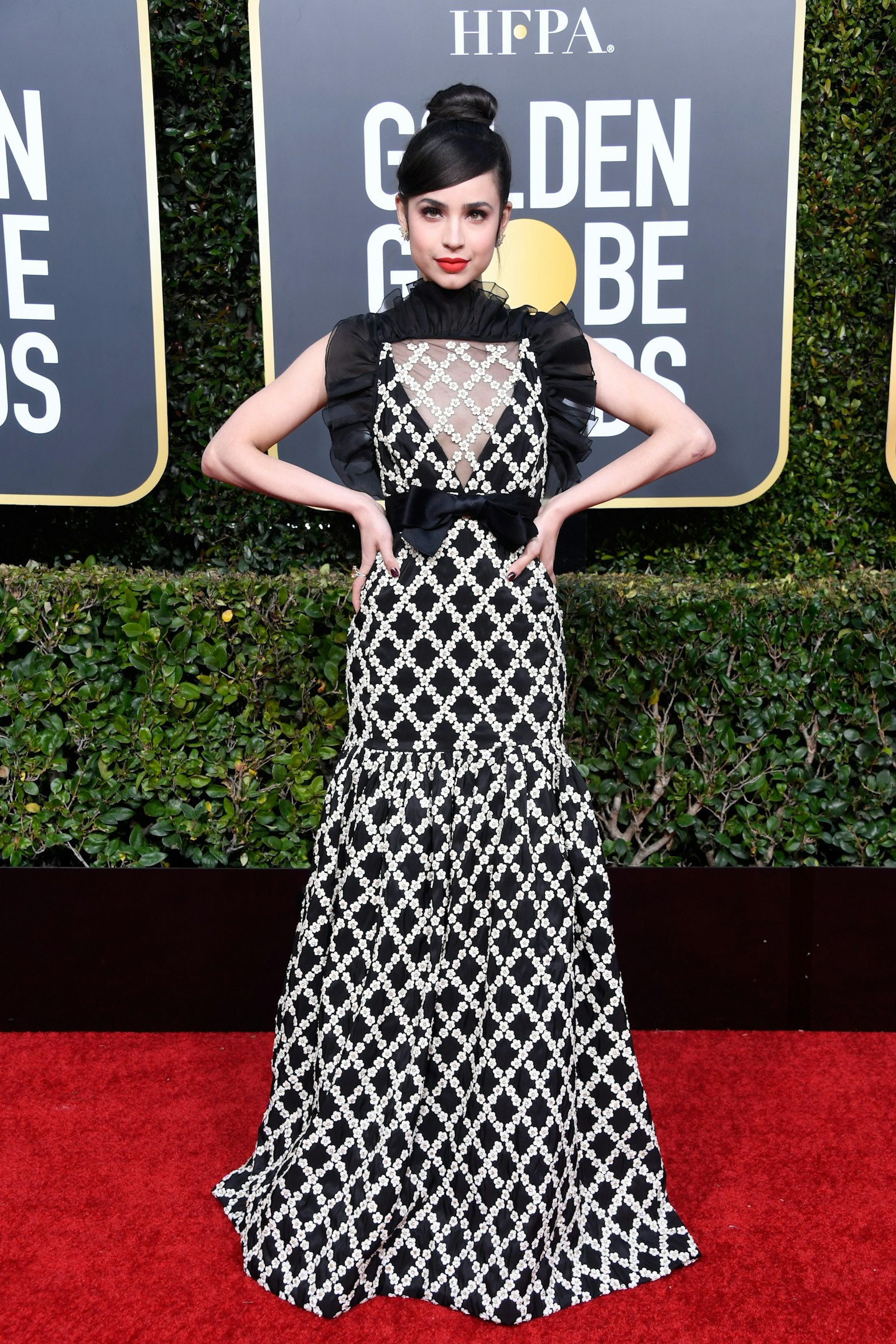 Sofia Carson at the 2019 Golden Globes