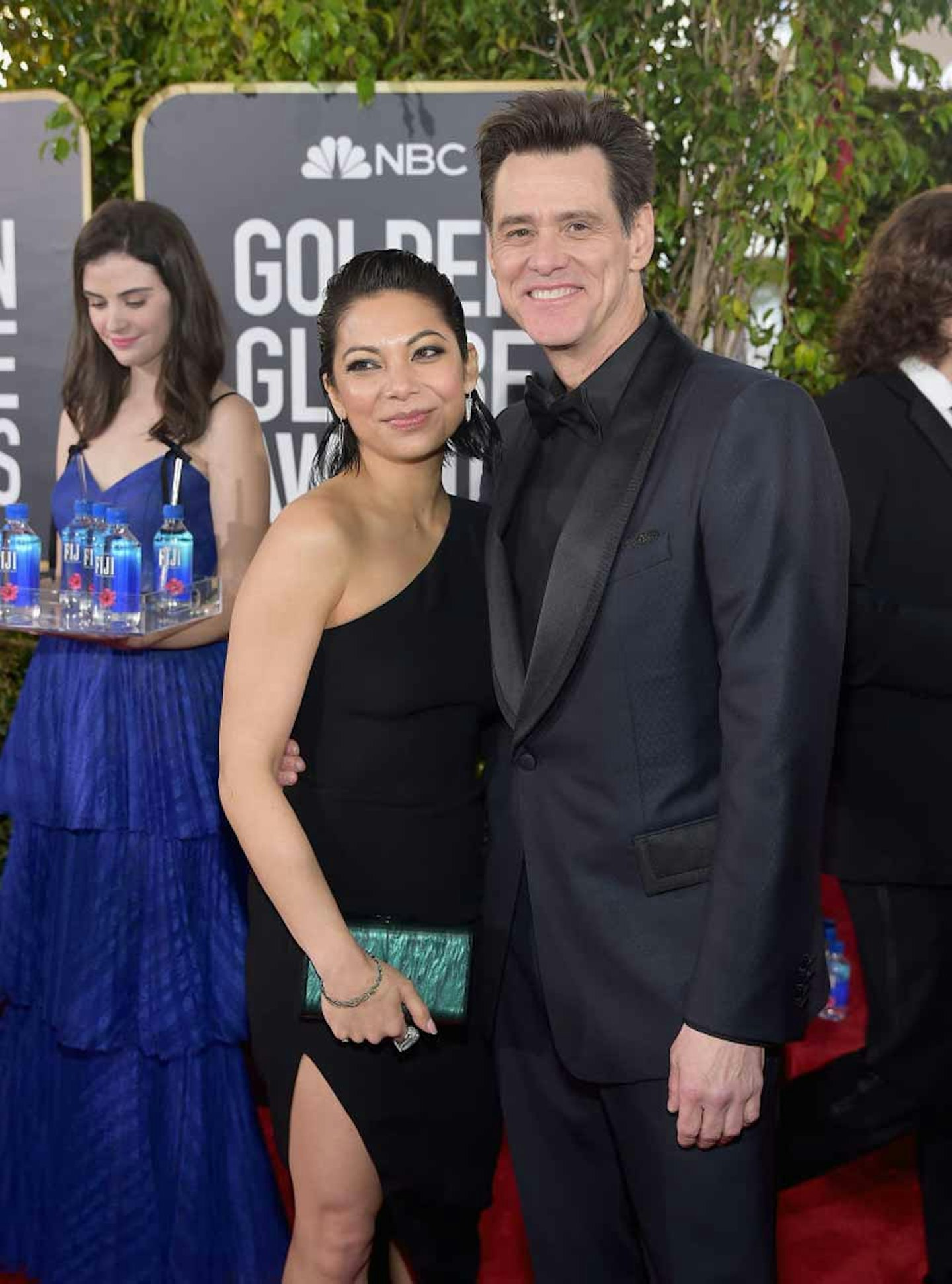 Ginger Gonzaga and Jim Carrey