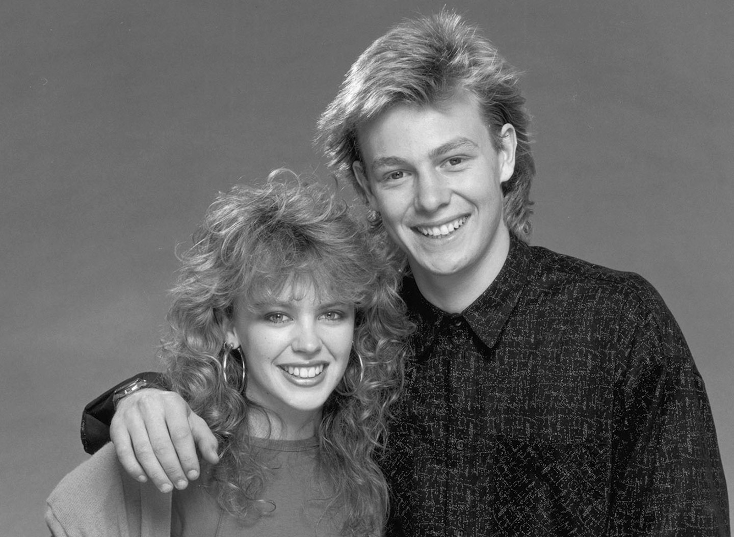 Kylie Minogue and Jason Donovan