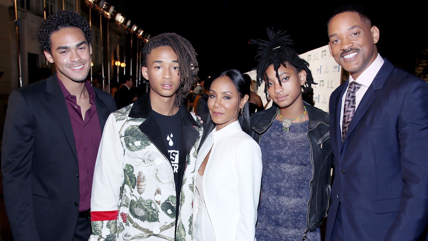 Will Smith and Trey, Jaden and Willow Smith