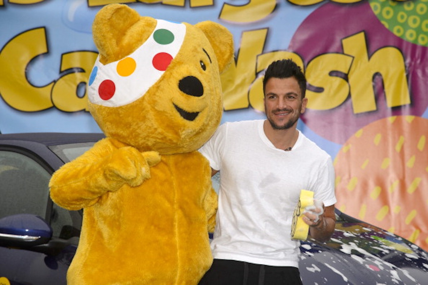 Peter Andre launches the UK's largest carwash 