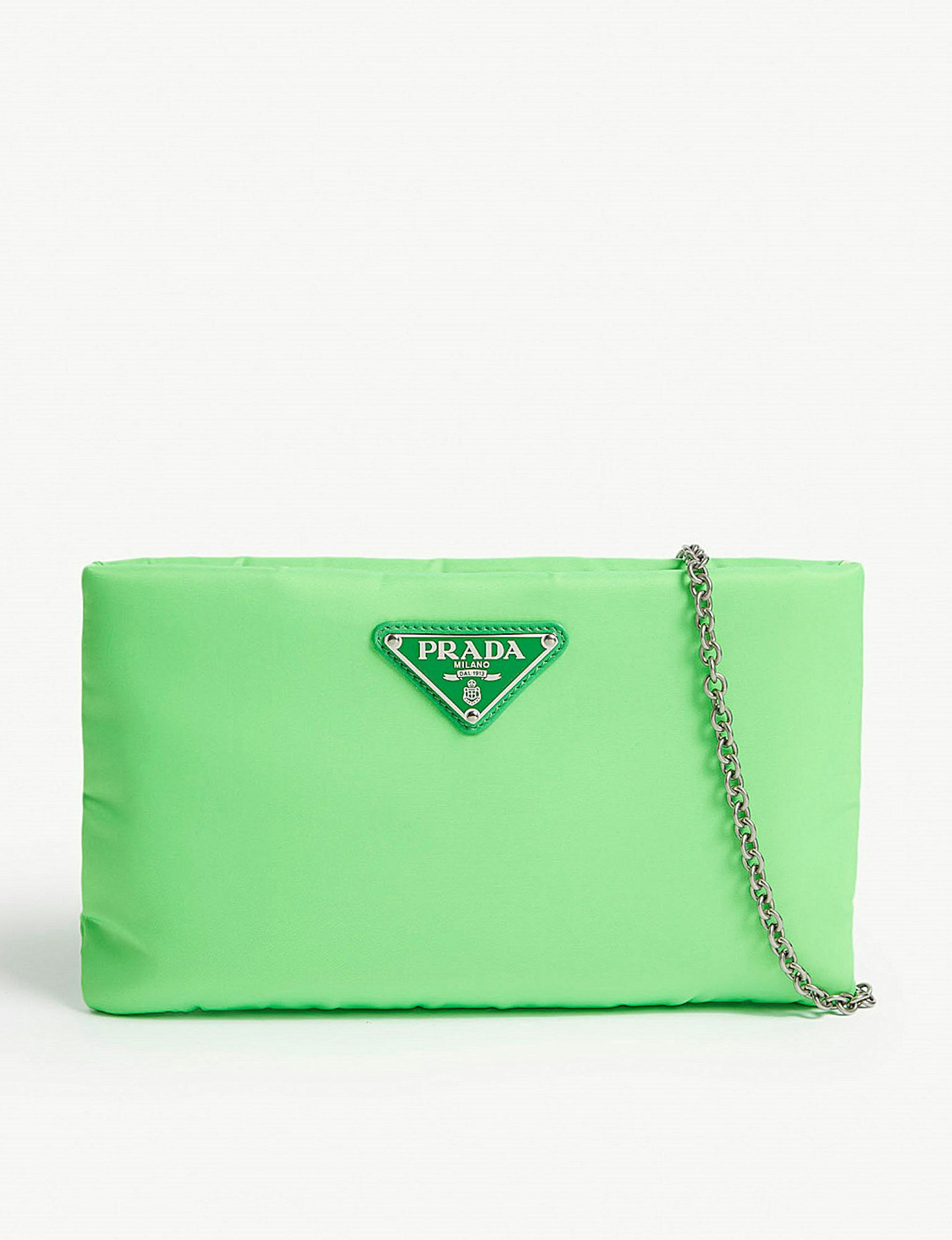 Prada, Triangle Plaque Pouch, £590