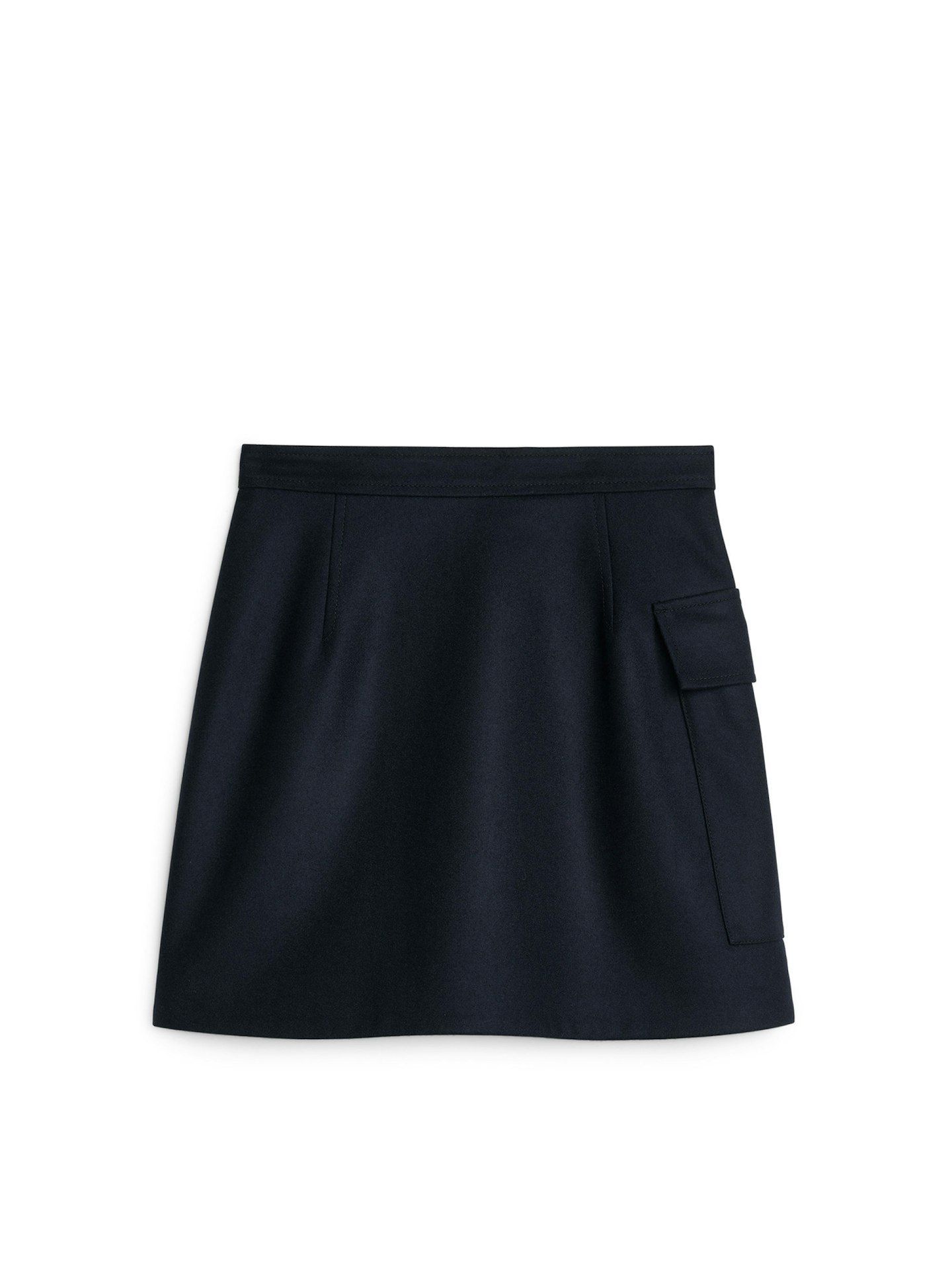 Arket, Melton Wool Wrap Skirt, £79