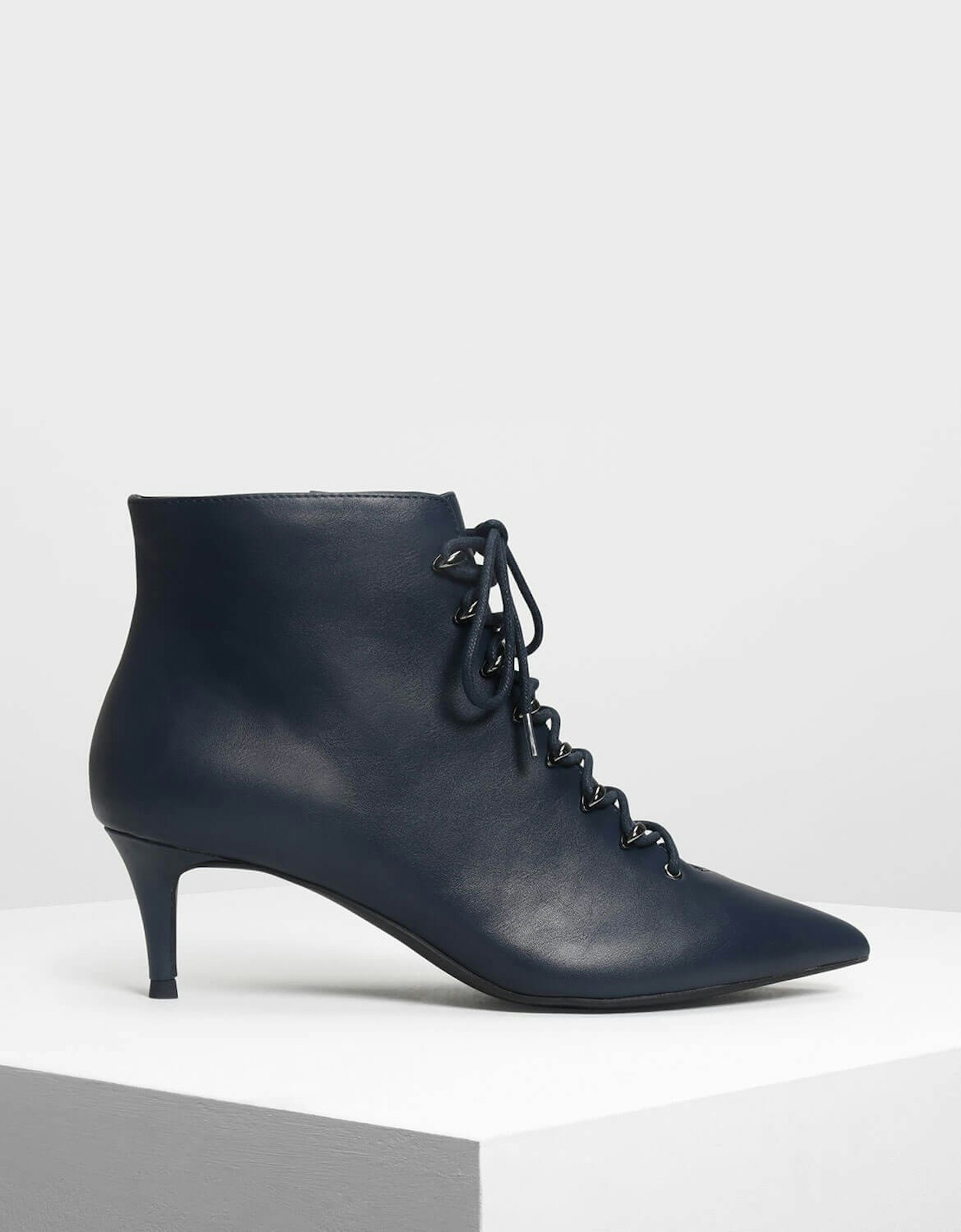 Charles & Keith, Speed Lacing Detail Pointed Boots, £69