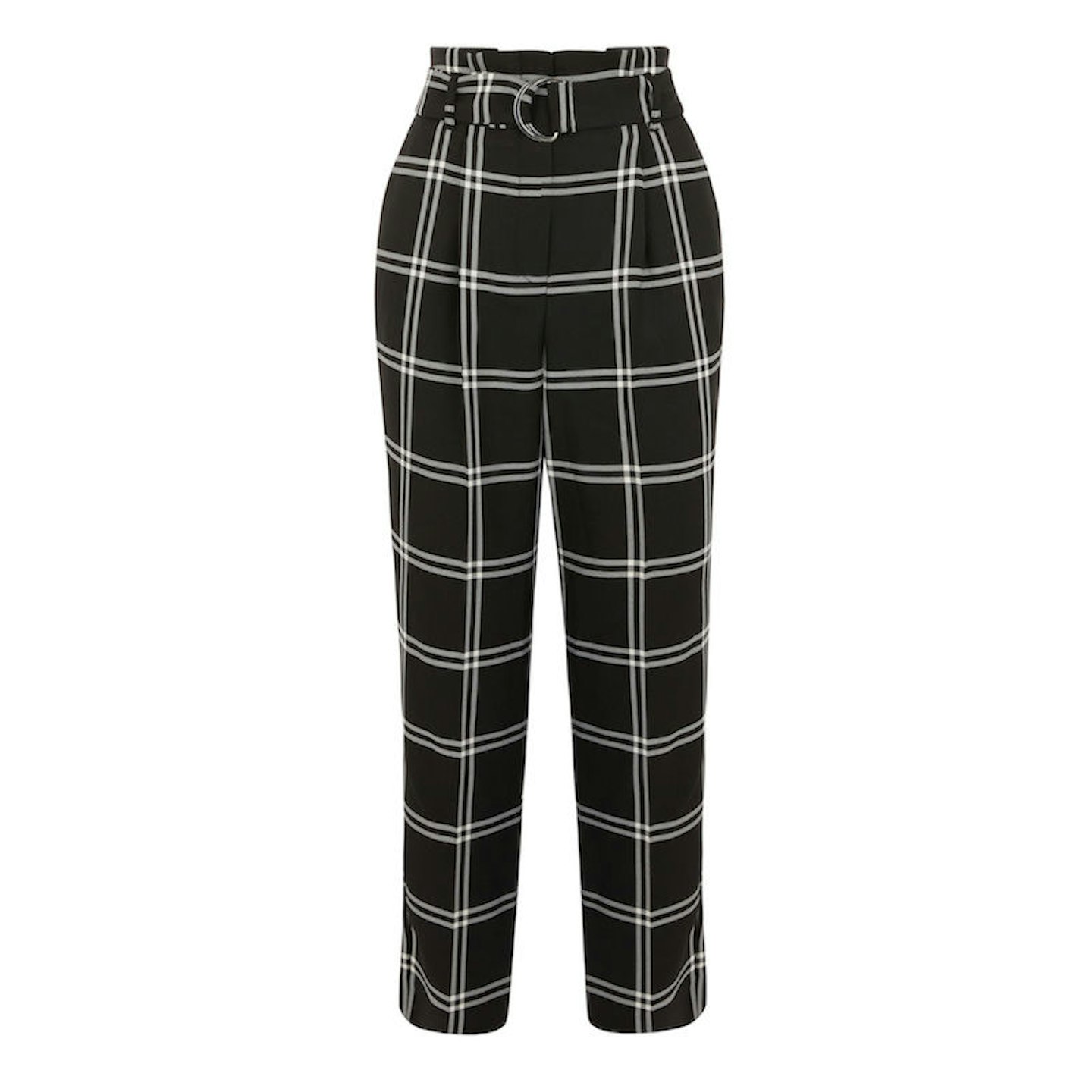 Warehouse, Large Check Cigarette Trousers, £39