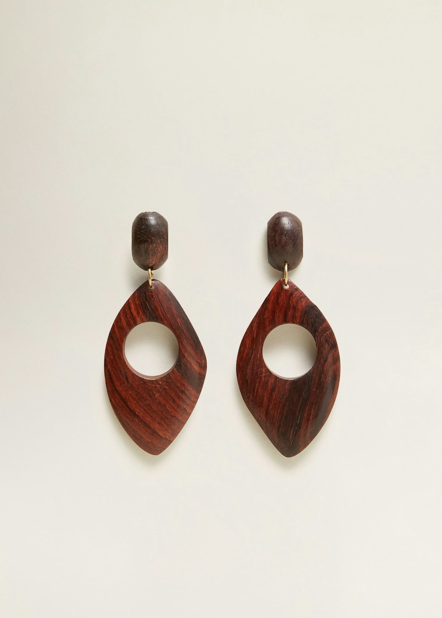 Mango, Wood Earrings