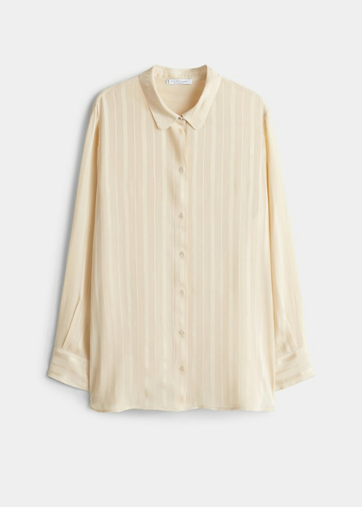 Mango, Flowy Striped Blouse