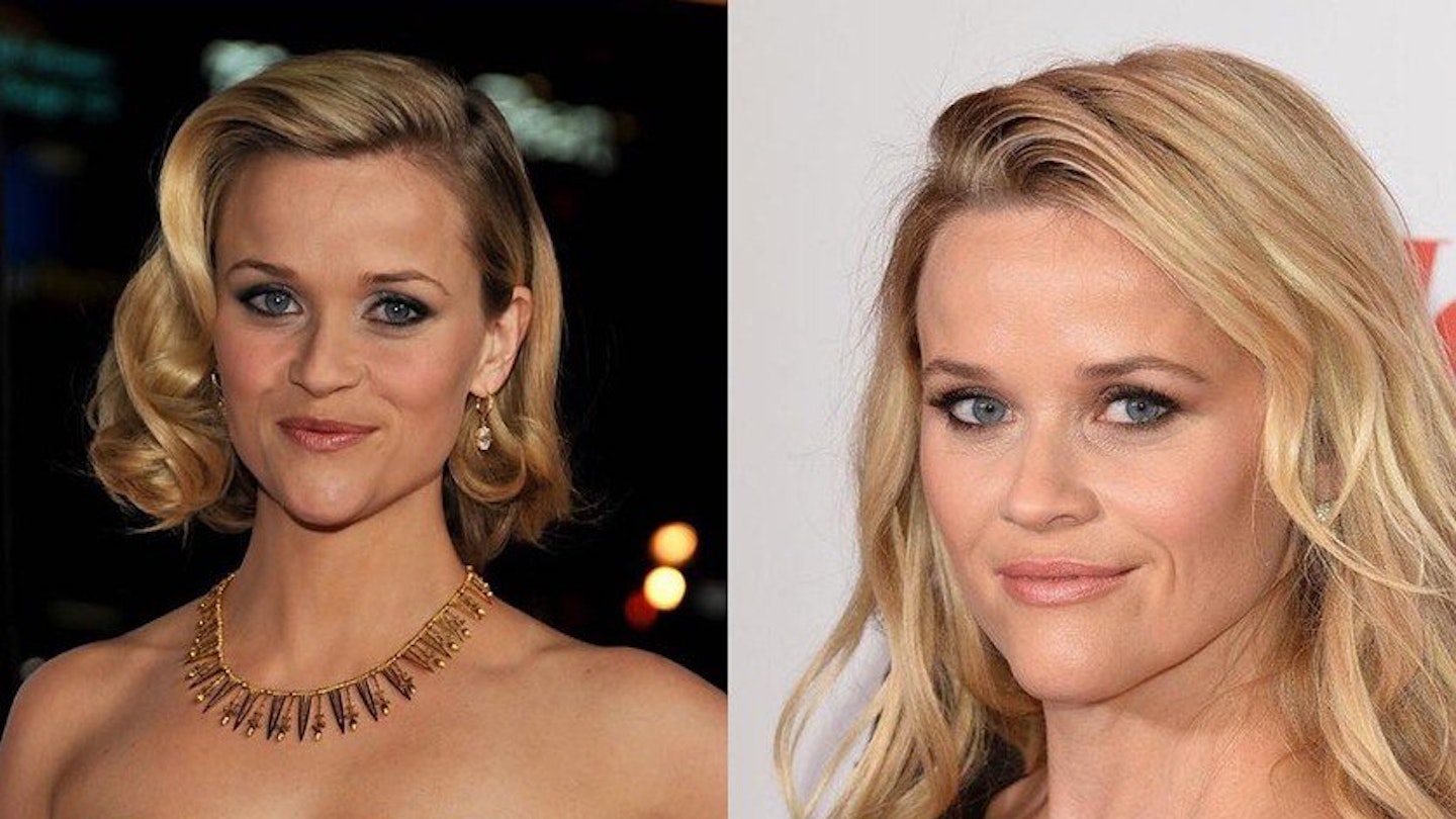 Reese Witherspoon 10 Year Challenge Instagram 