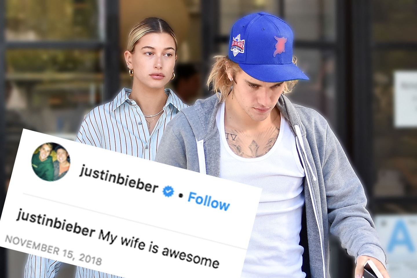 November 2018 - Justin confirms he married Hailey Baldwin