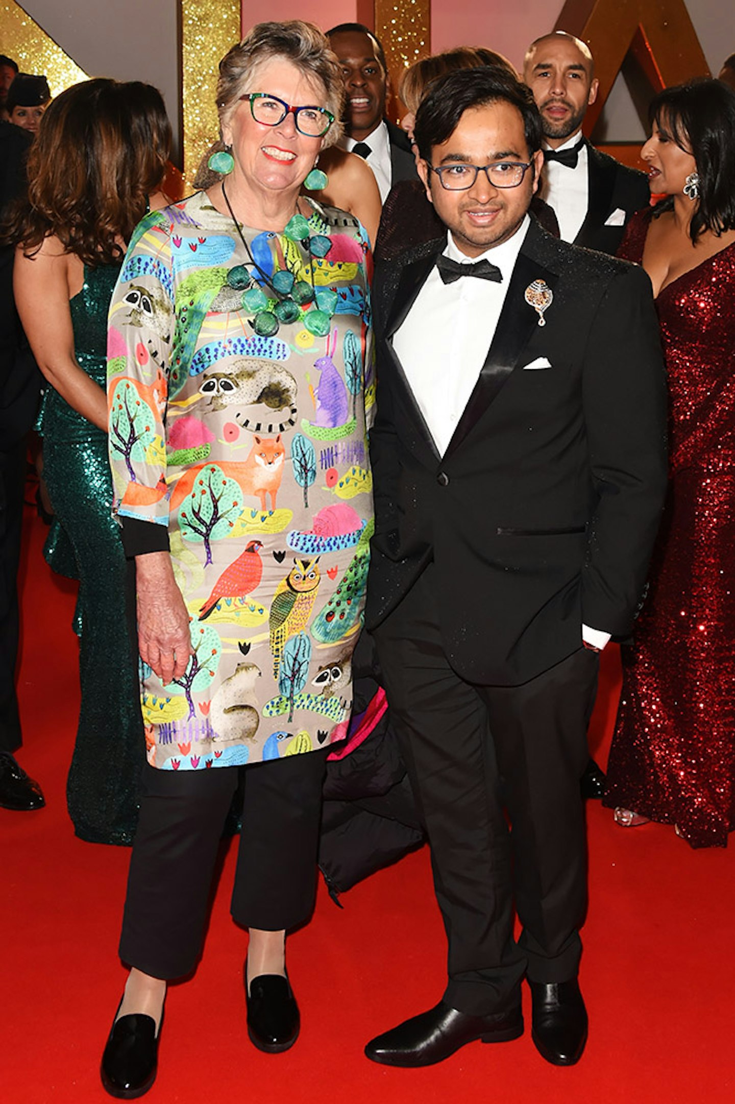 The Great British Bake Off's Prue Leith and Rahul Mandal