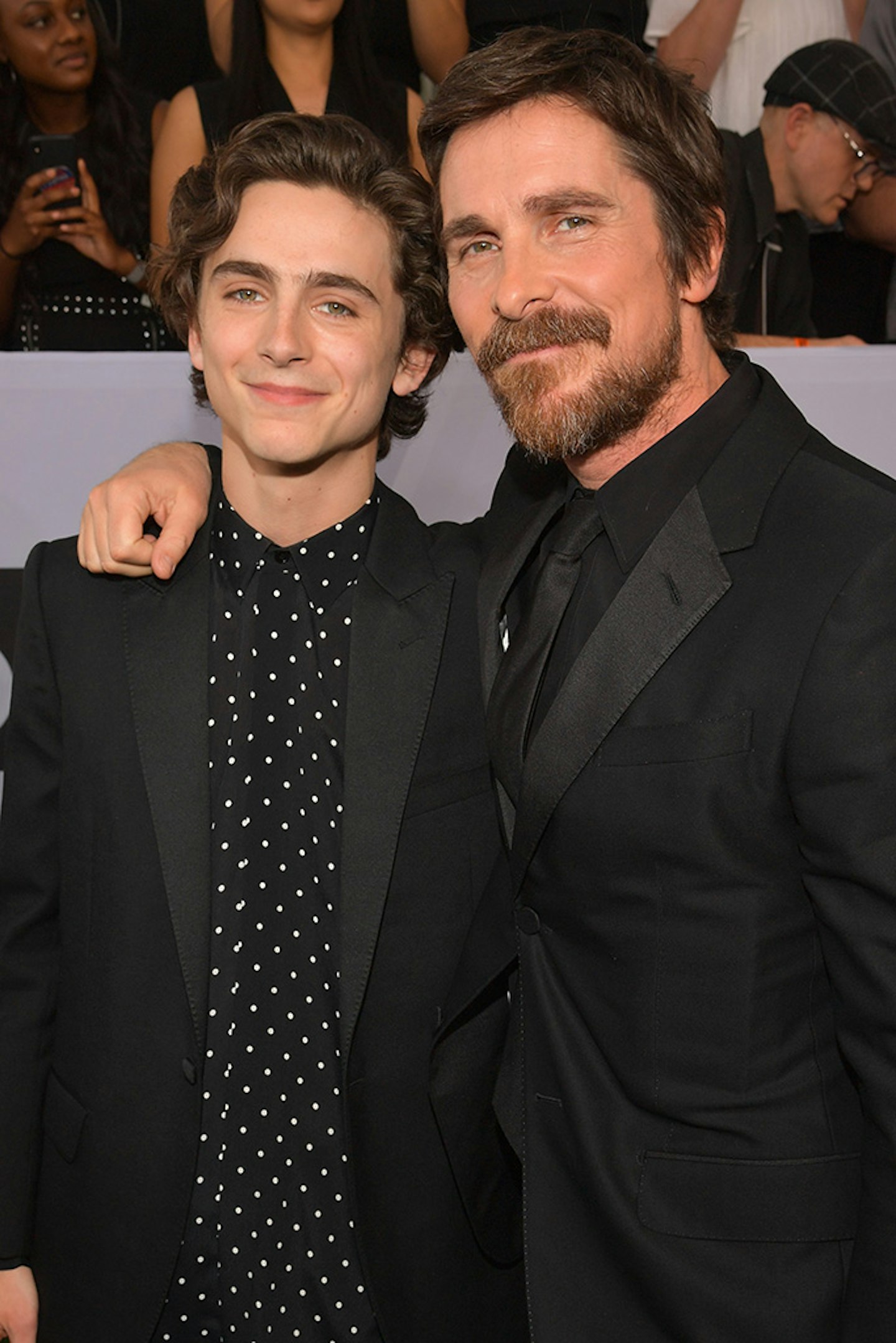 Timothu00e9e Chalamet and Christian Bale