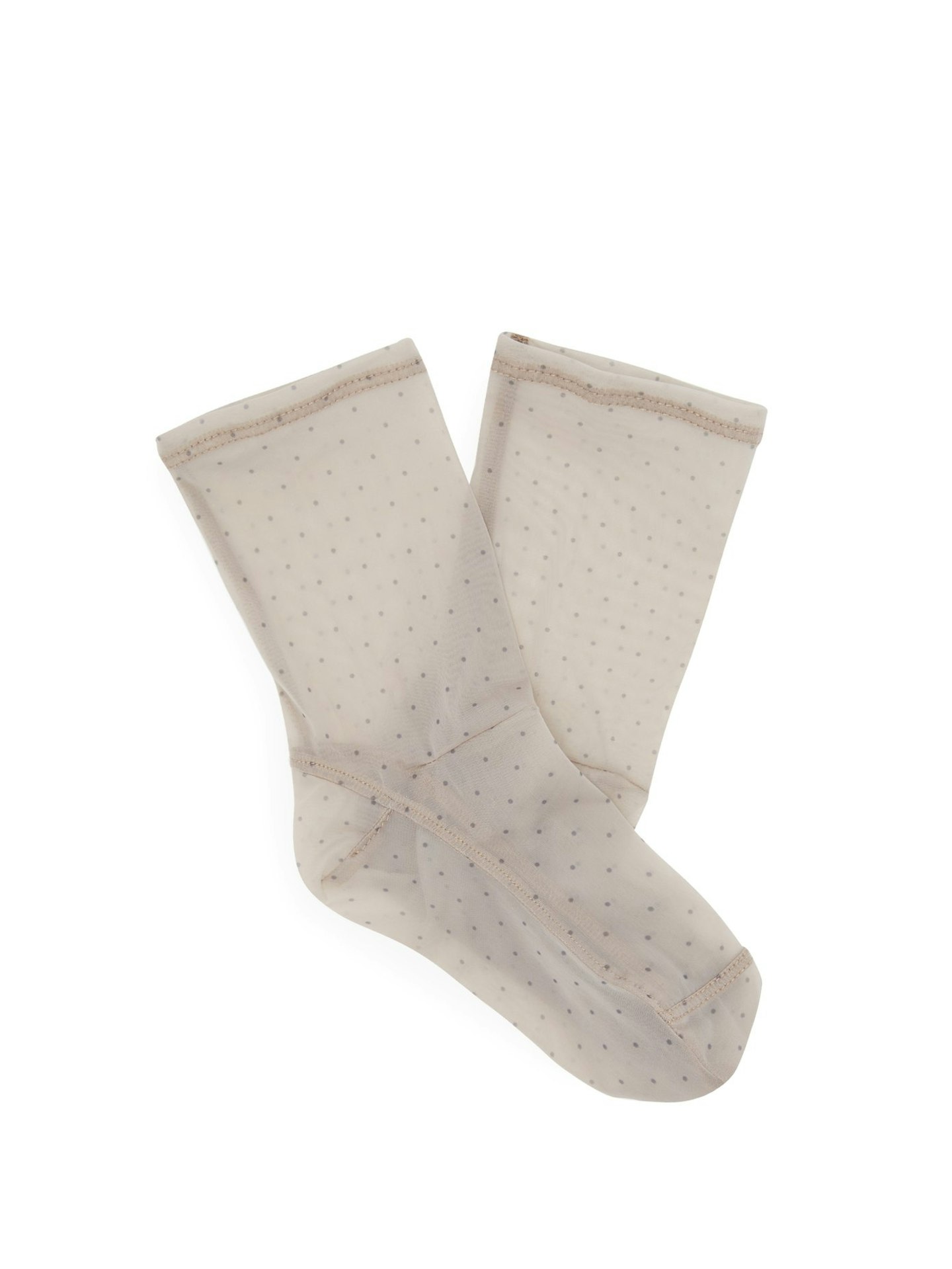 Darner, Polka Dot Print Mesh Ankle Socks, £30, Matchesfashion.com