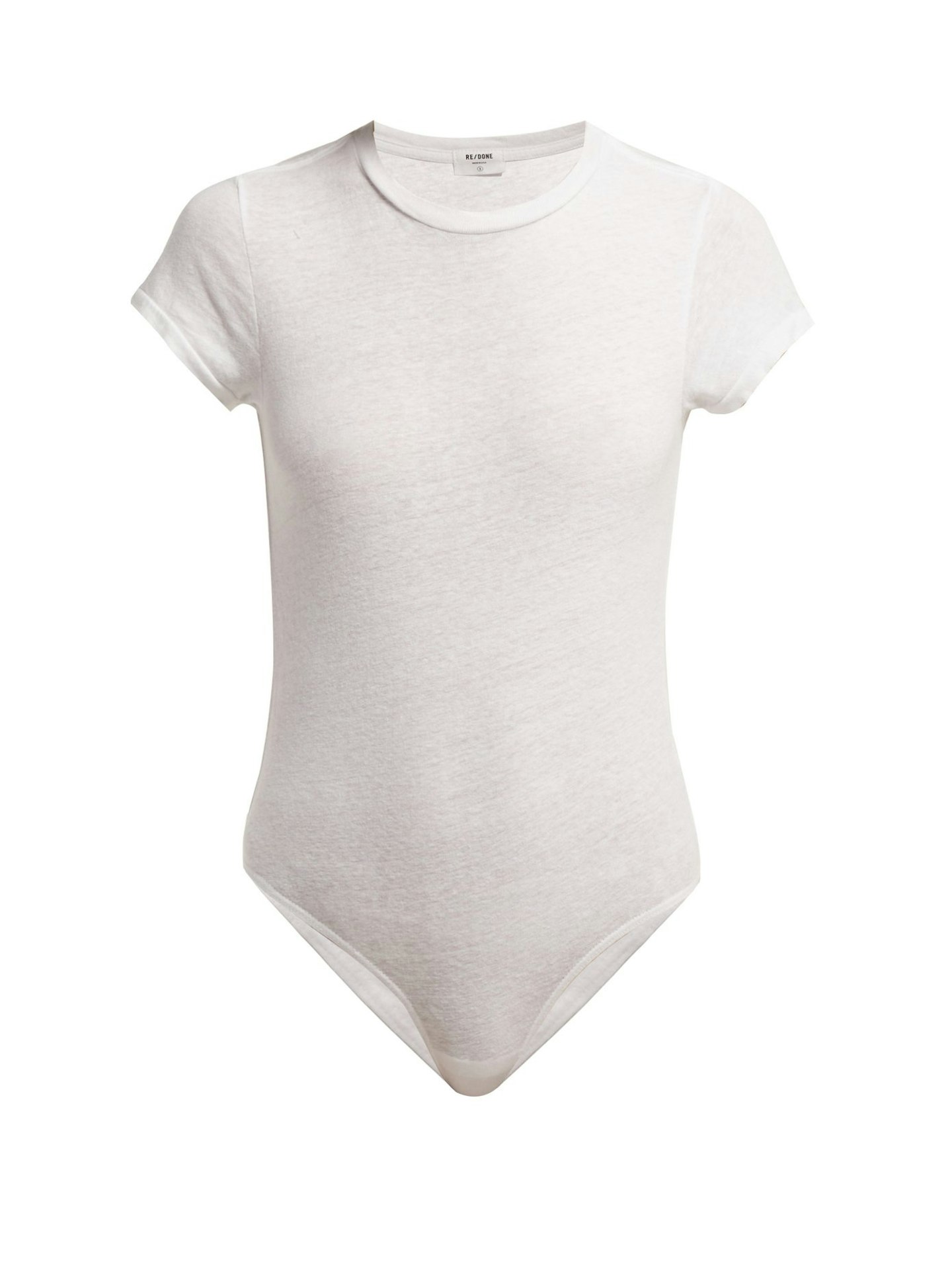 Re/Done, 1960s Cotton-Melange Bodysuit, £85, Matchesfashion.com