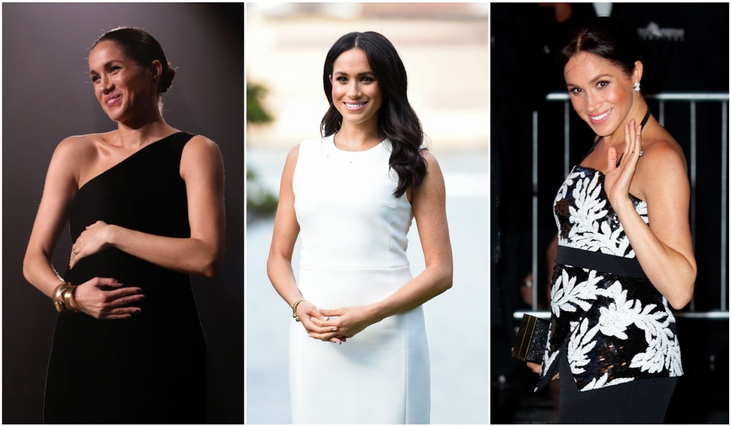 meghan markle pregnancy style