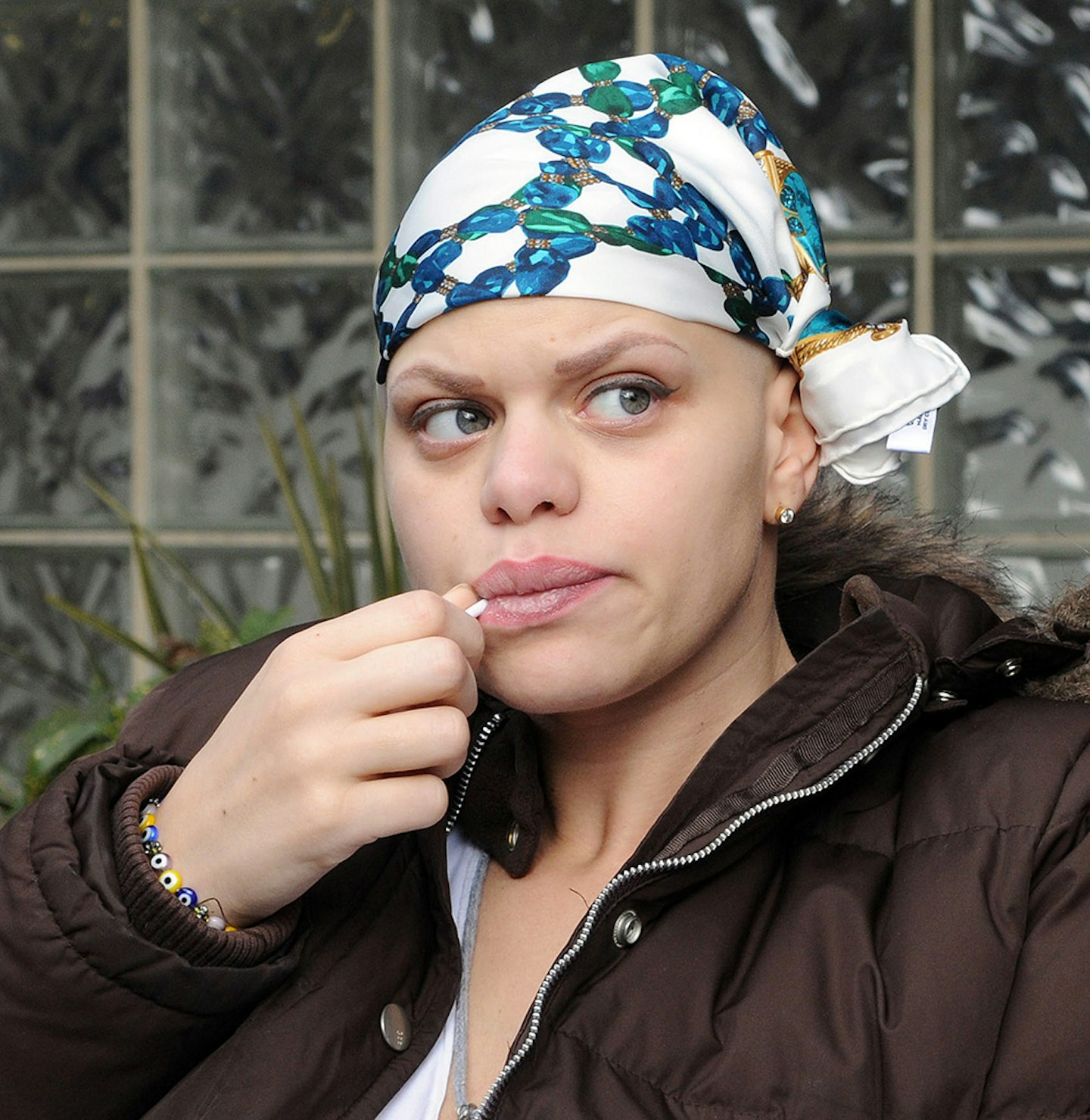 Jade one month before her death in February 2009
