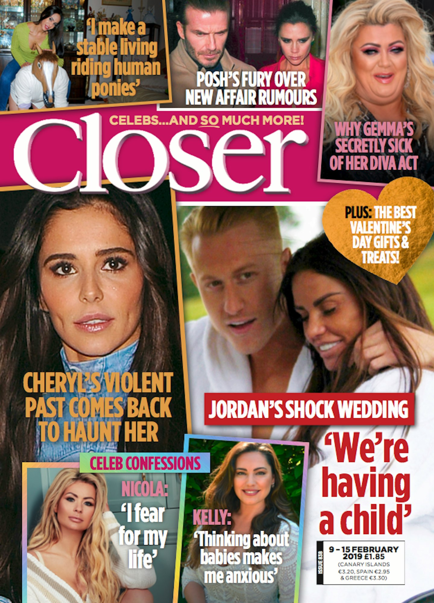 Closer magazine Cheryl Cole