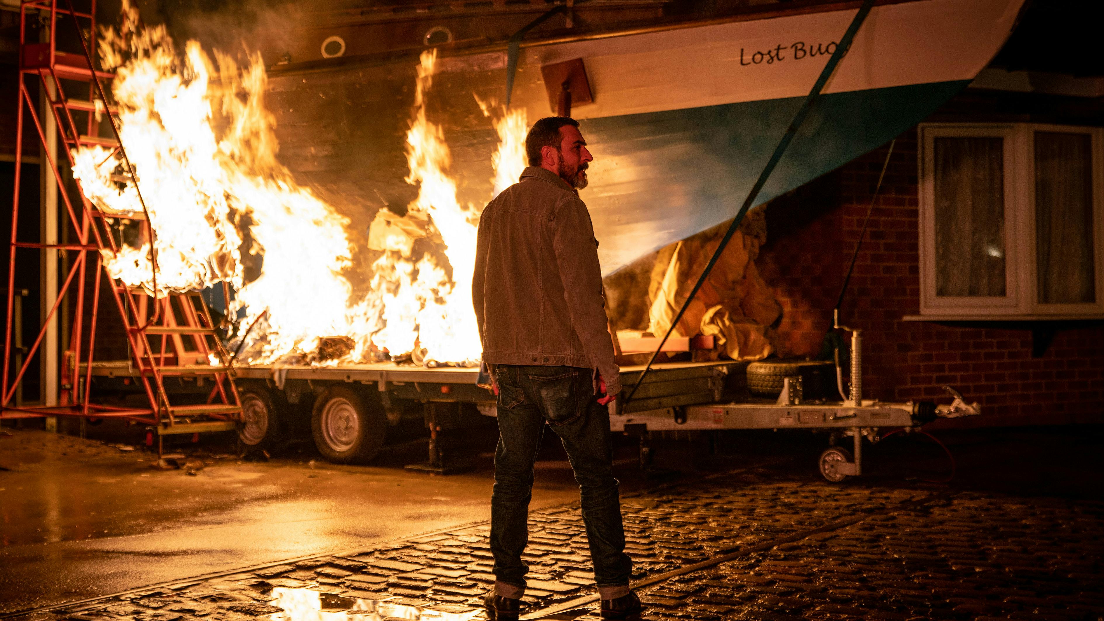 Coronation Street spoilers: who started the fire on Peter's boat?