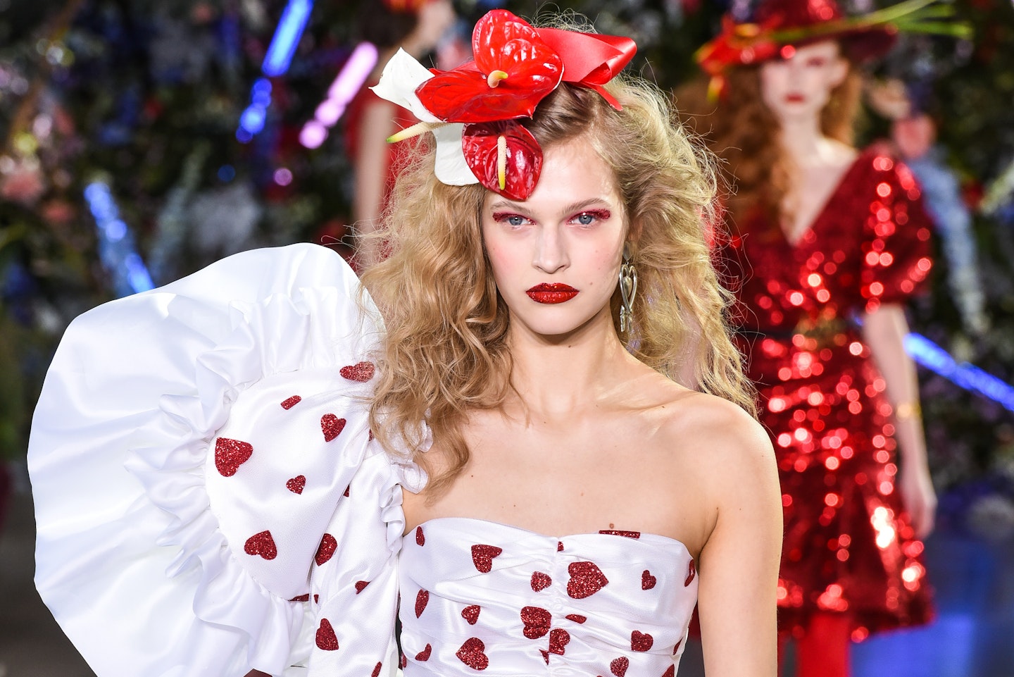 rodarte glitter makeup