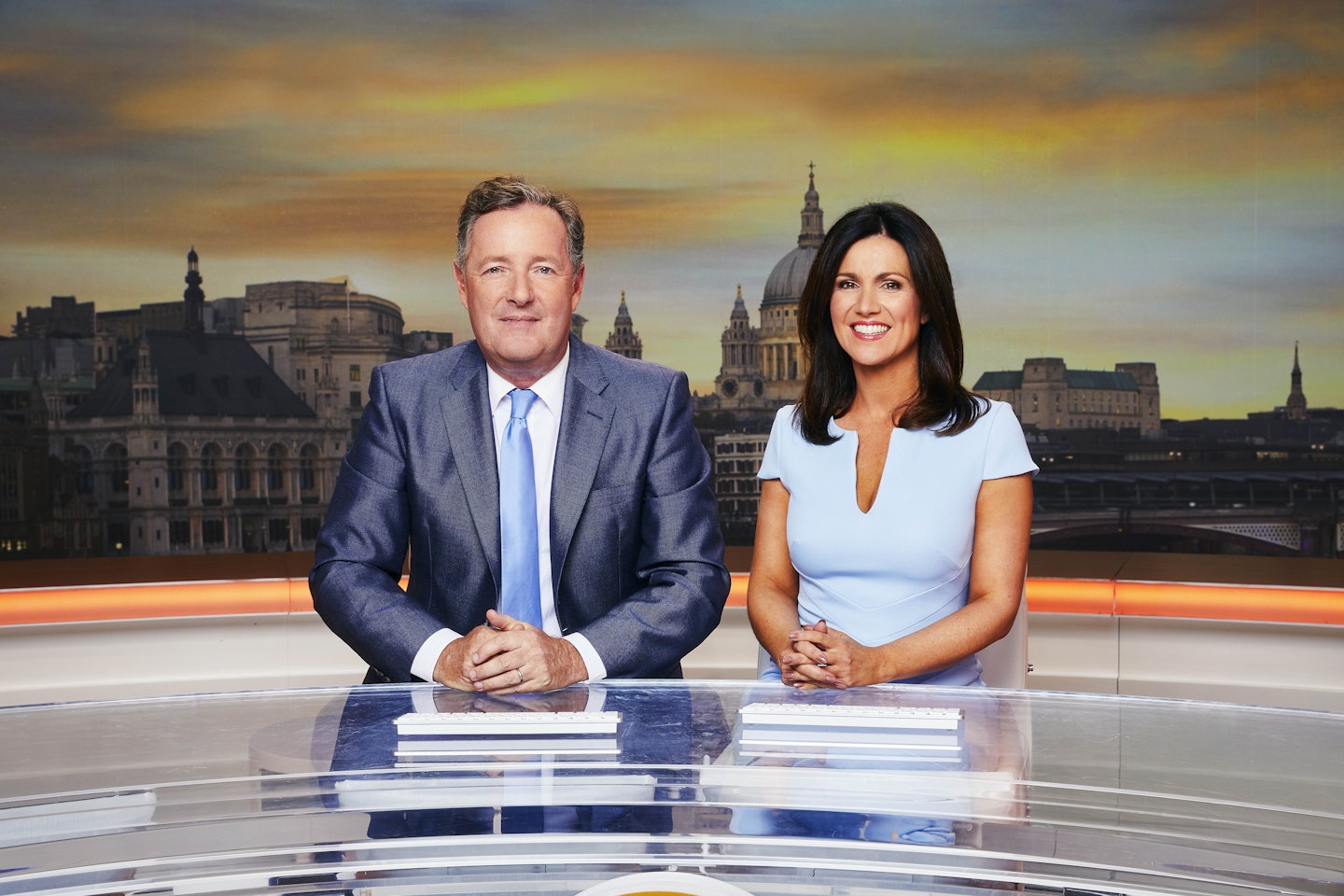Piers Morgan and Susanna Reid