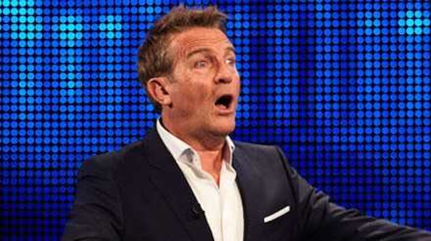 Bradley Walsh opened mouthed at the Chase