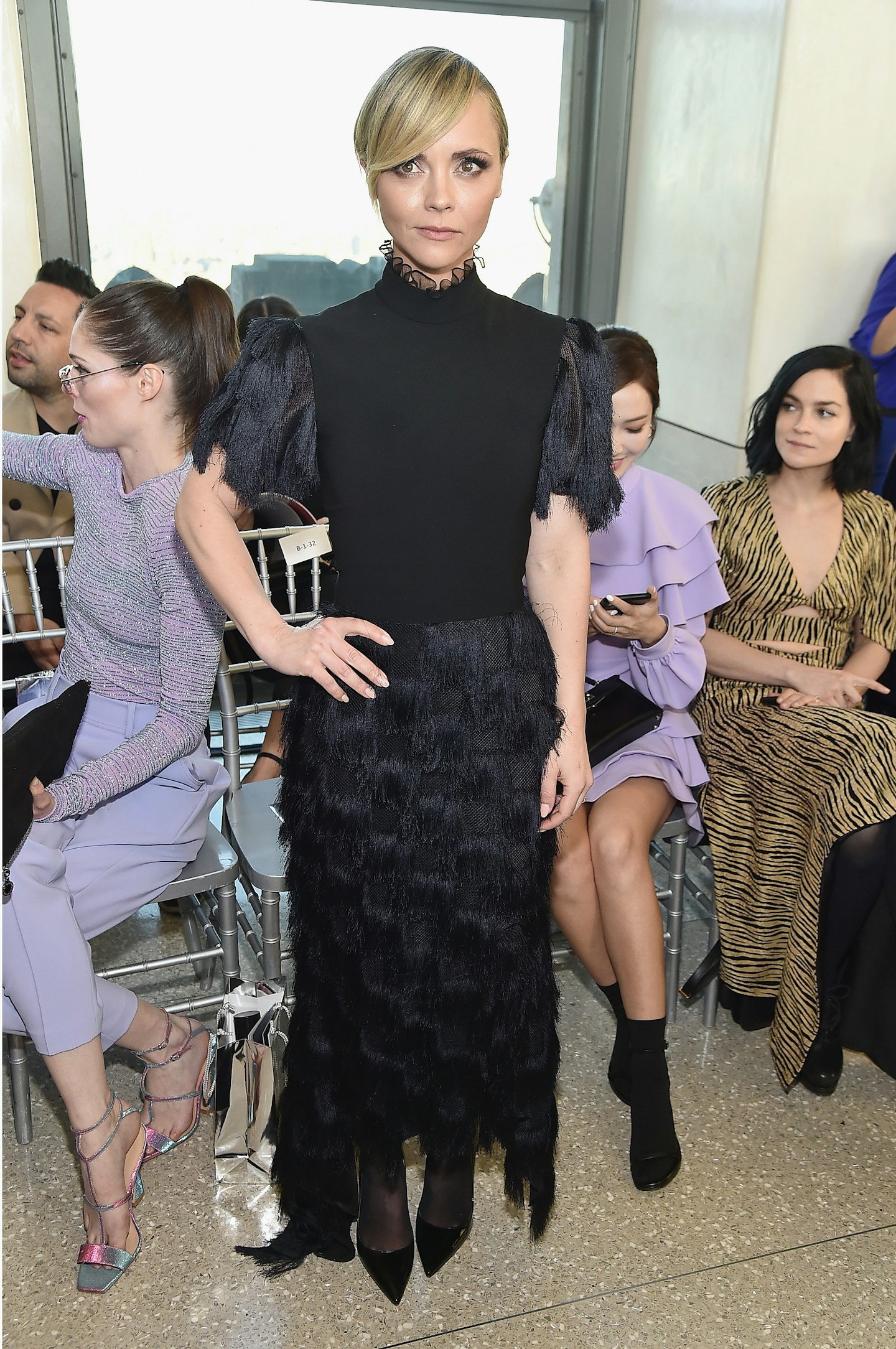 Cjrostoma Ricci at the Christian Siriano AW19 fashion show.