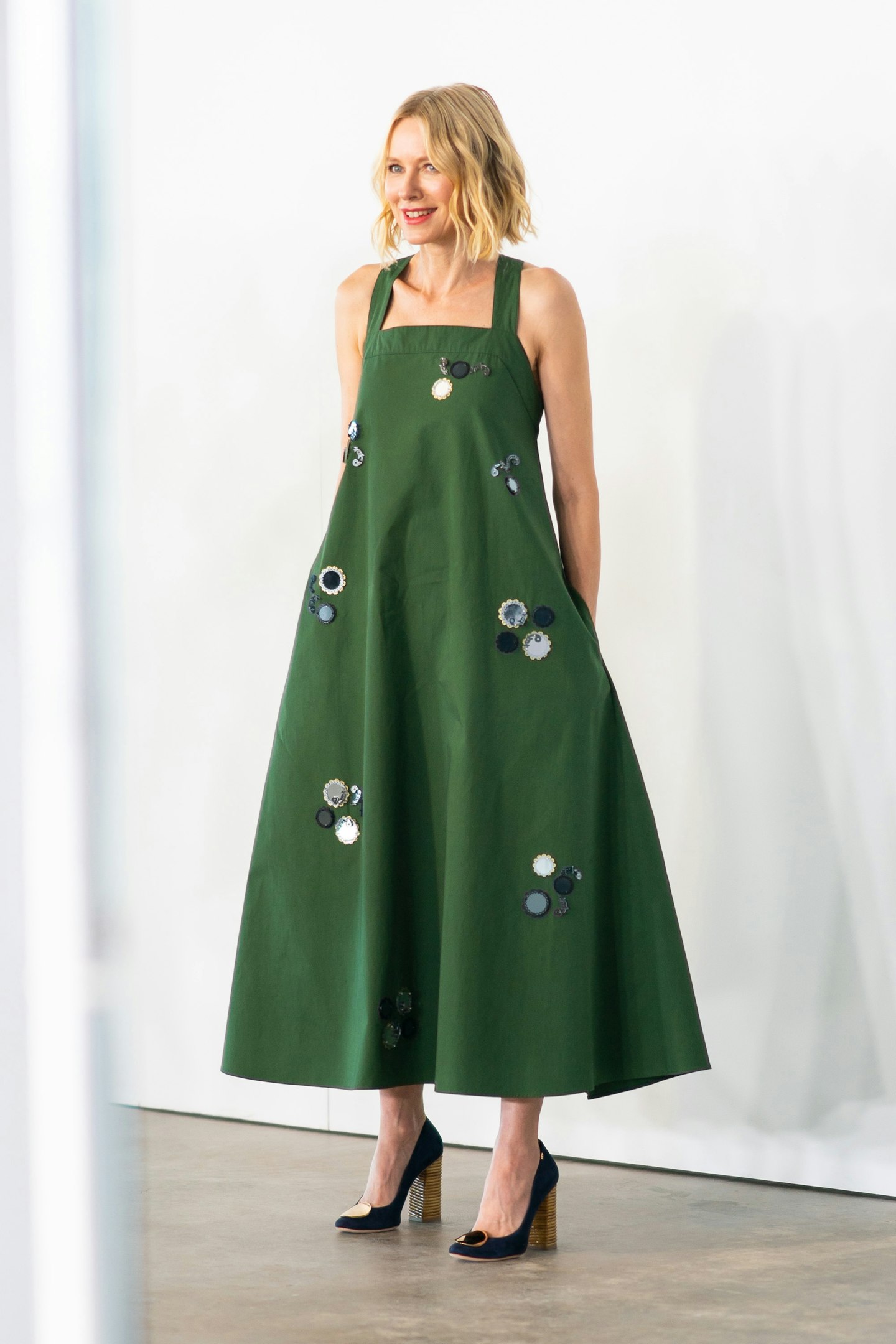 Naomi Watts at the Tory Burch AW19 fashion show.