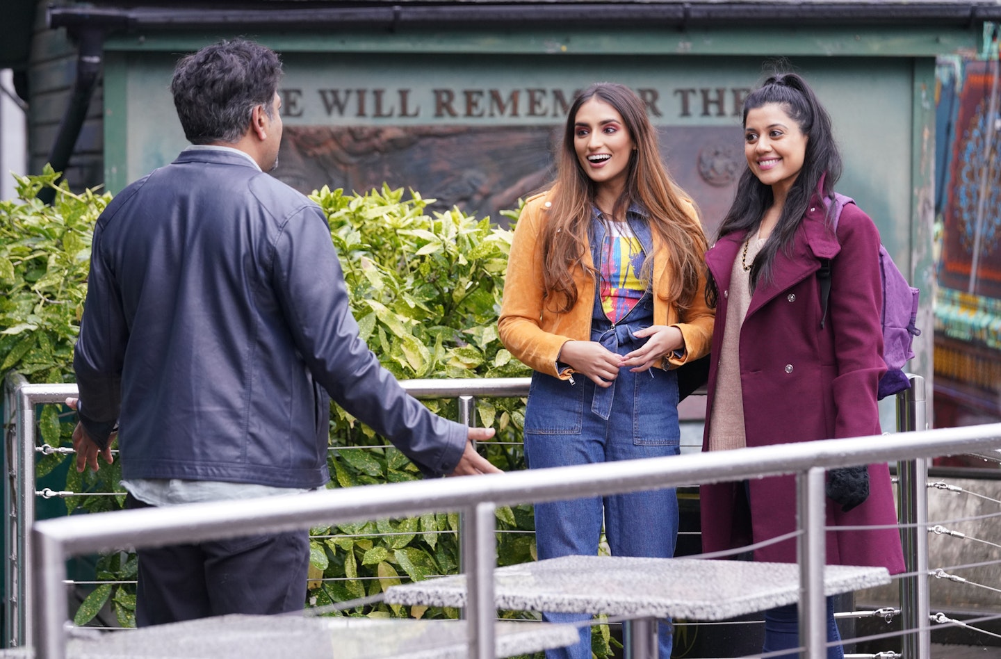 eastenders habiba iqra arrive
