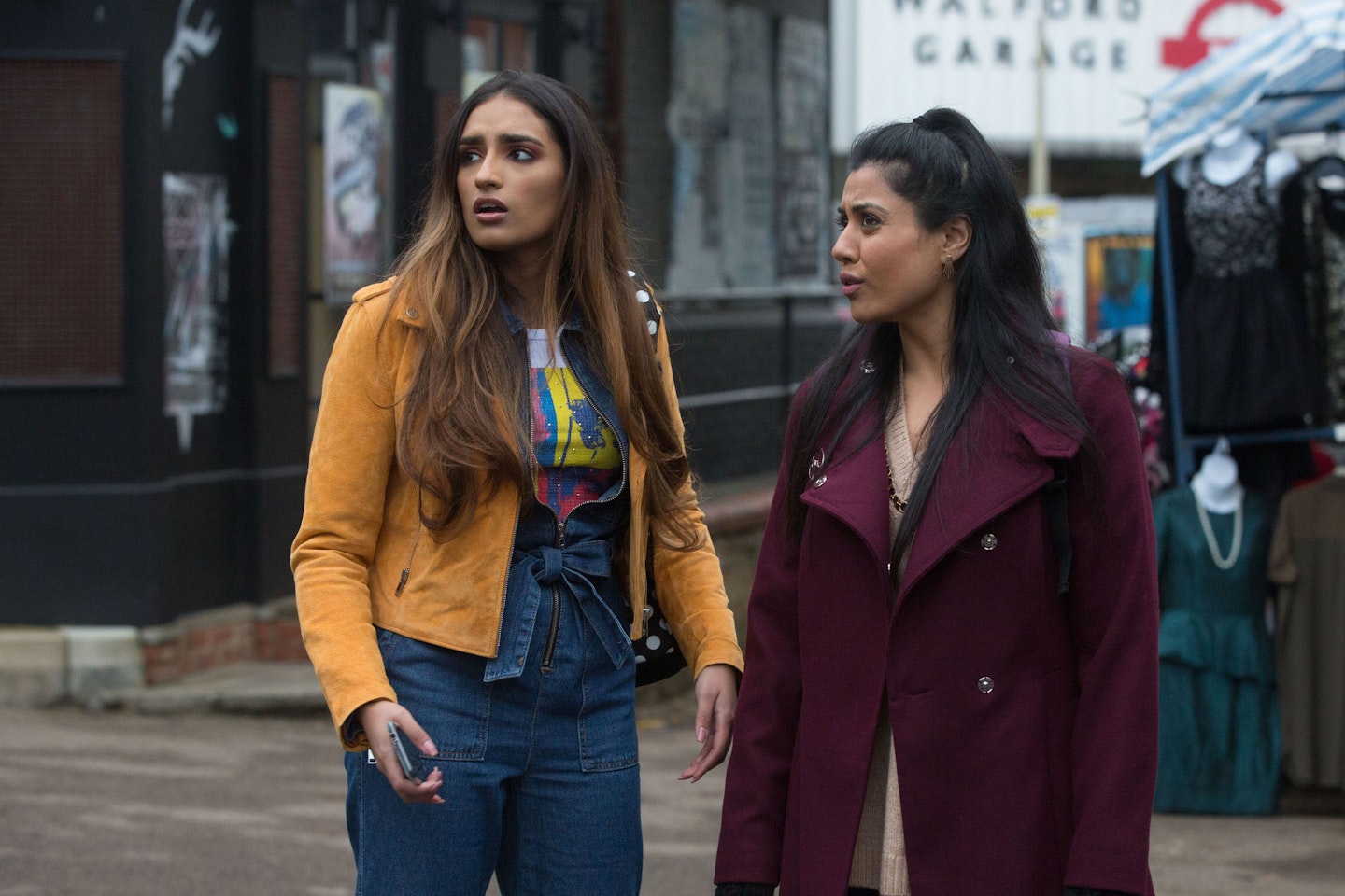 eastenders habiba iqra arrive