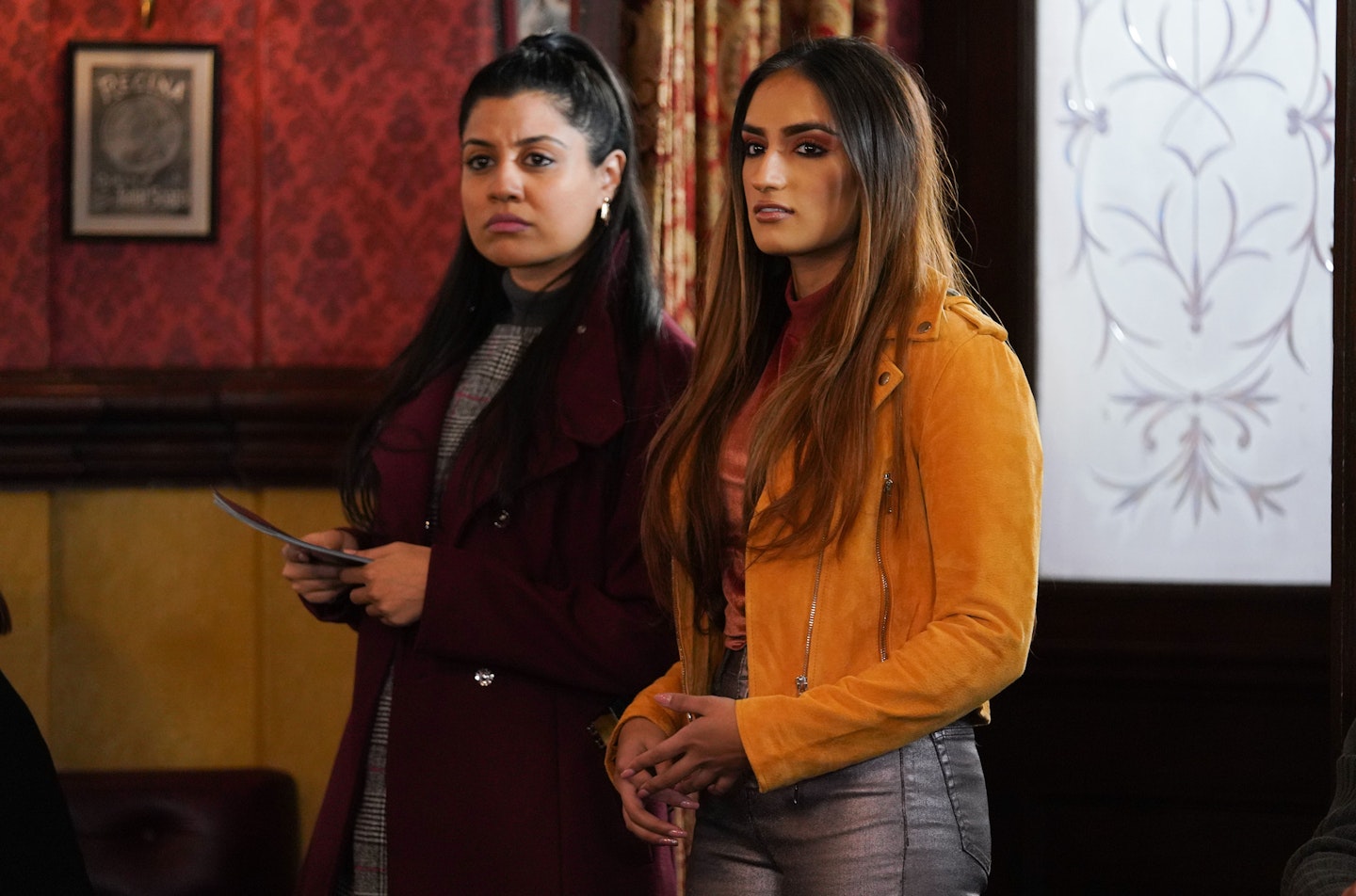 eastenders habiba iqra arrive