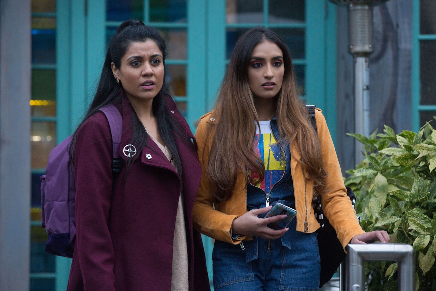 eastenders habiba iqra arrive