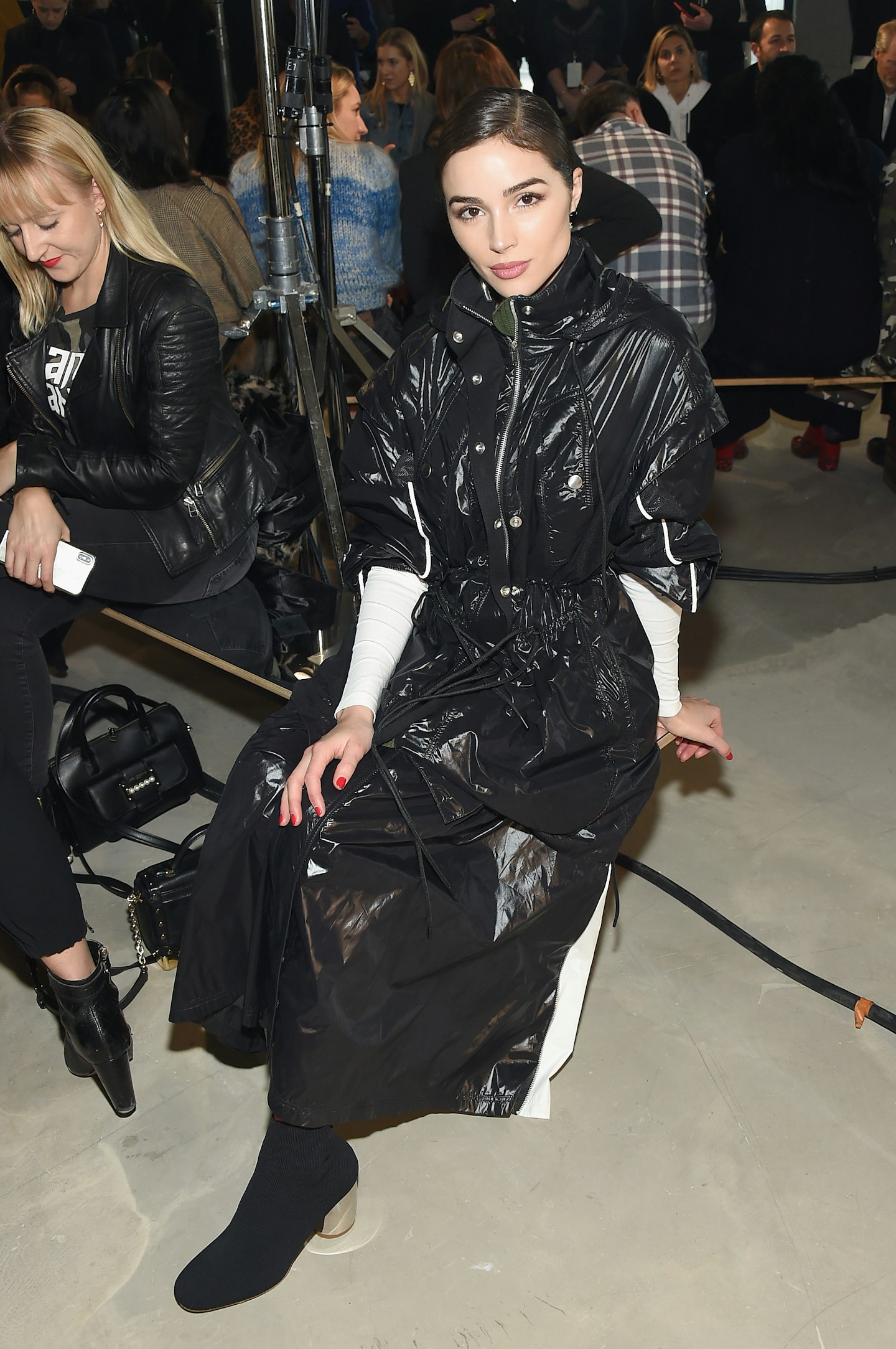 Olivia Culpo attending the Proenza Schouler aw19 fashion show.
