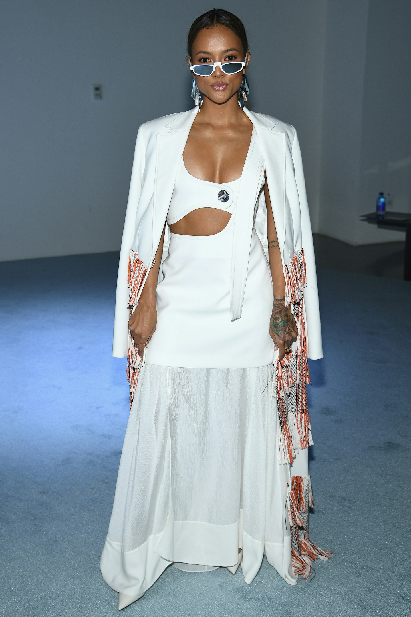 Karrueche Tran at the 3.1 Phillip Lim fashion show.