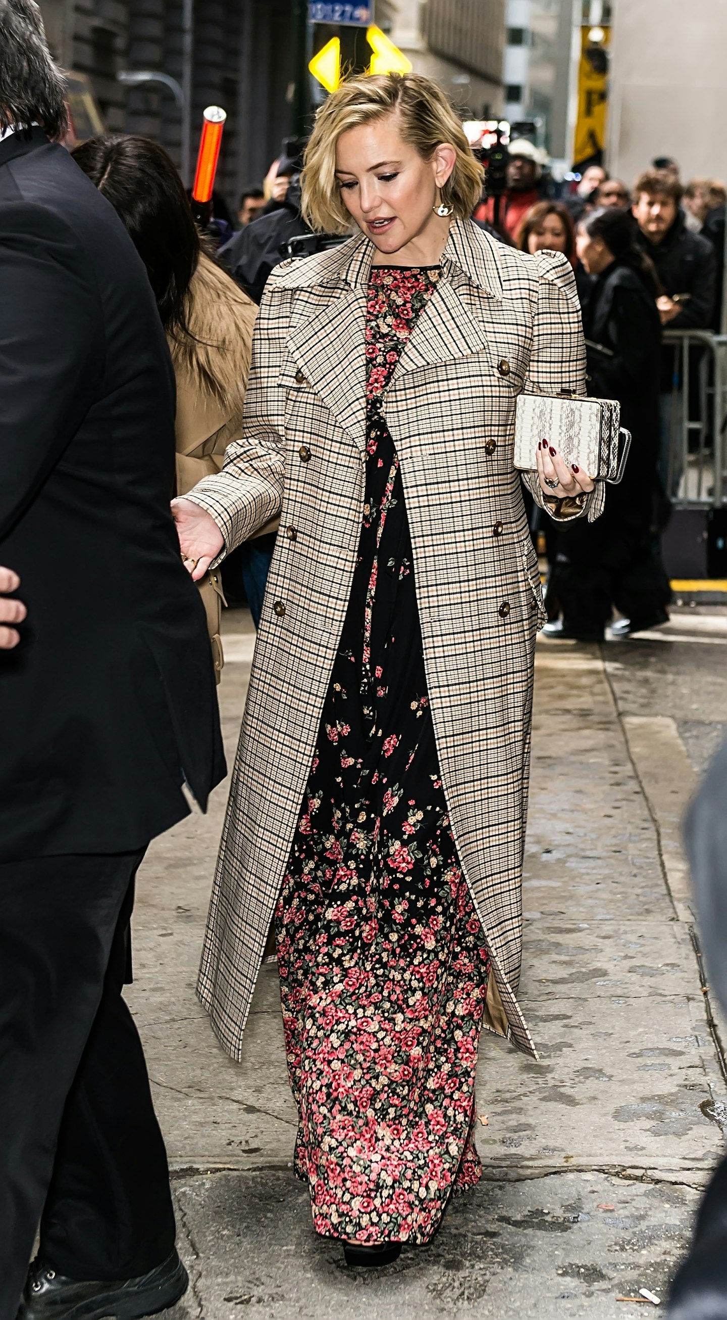 Kate Hudson leaving the Michael Kors show.