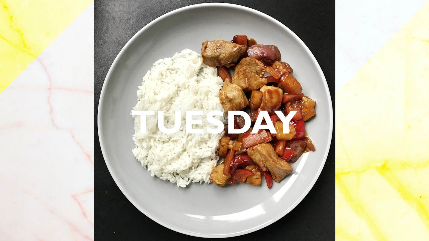Tuesday – Sweet and sour pork, 25 mins