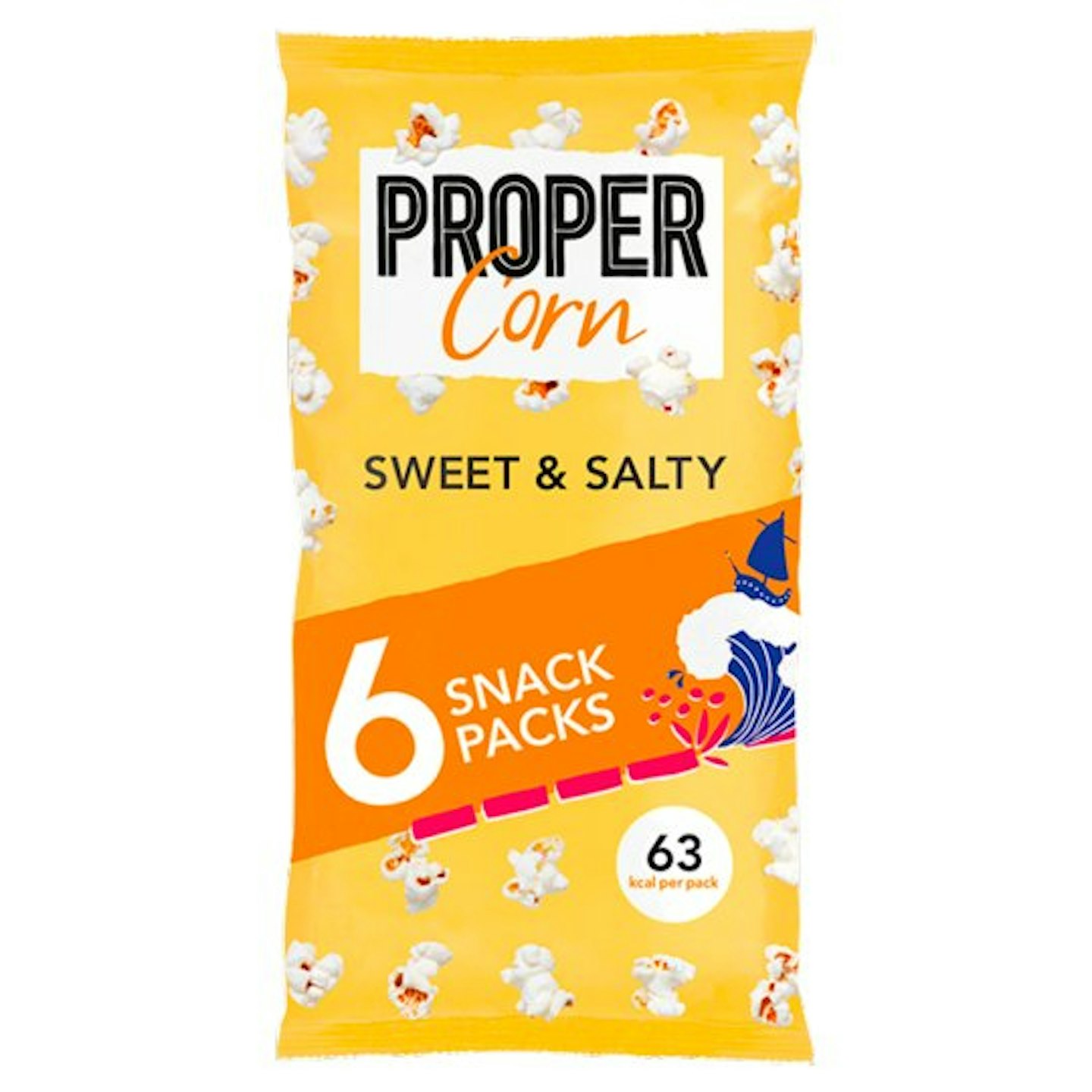 PROPERCORN Sweet & Salty Popcorn, Pack of 24