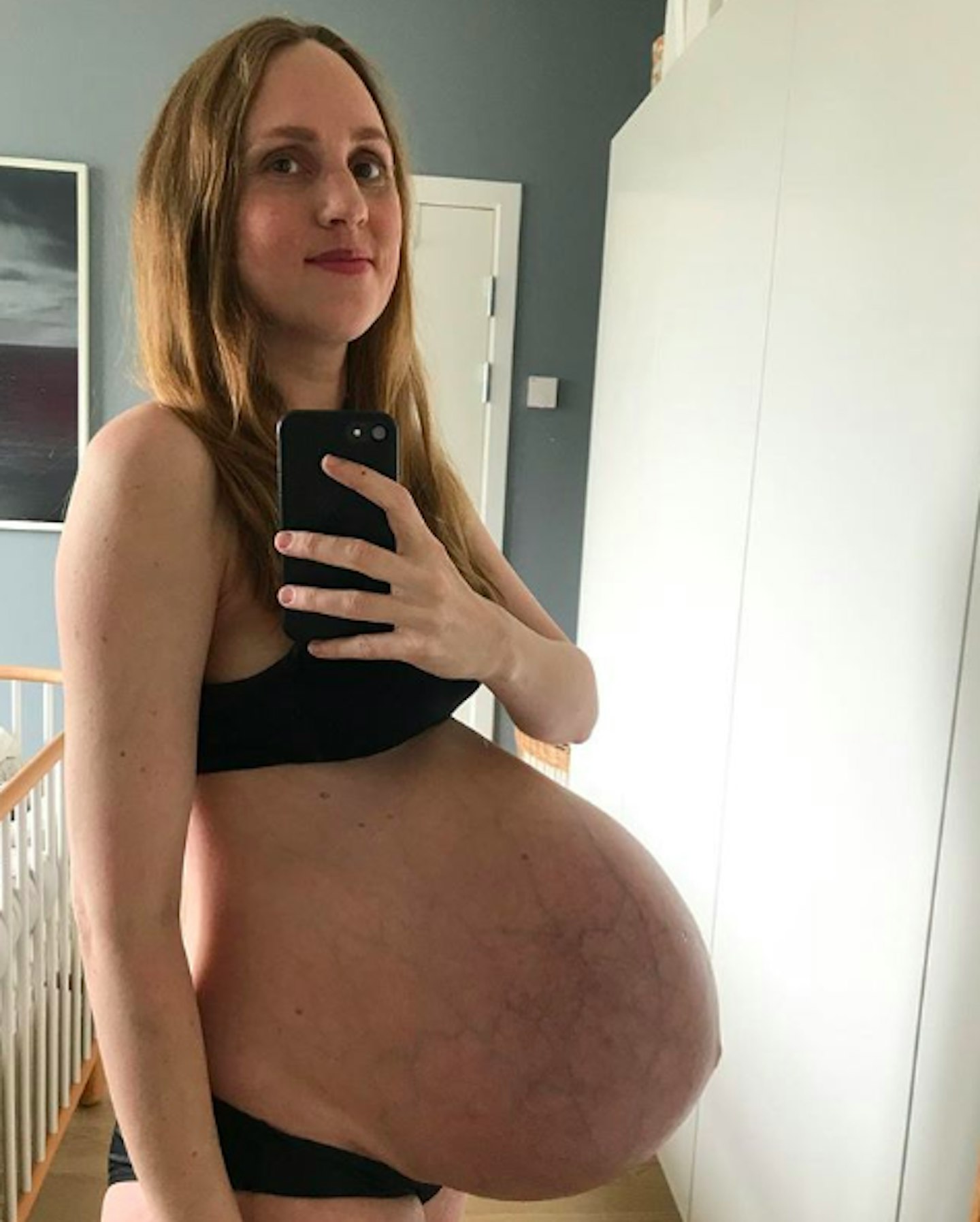 real pregnant belly