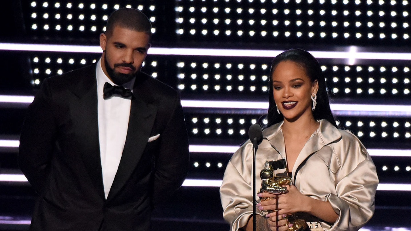 Drake and Rihanna at the 2016 MTV Video Music Awards