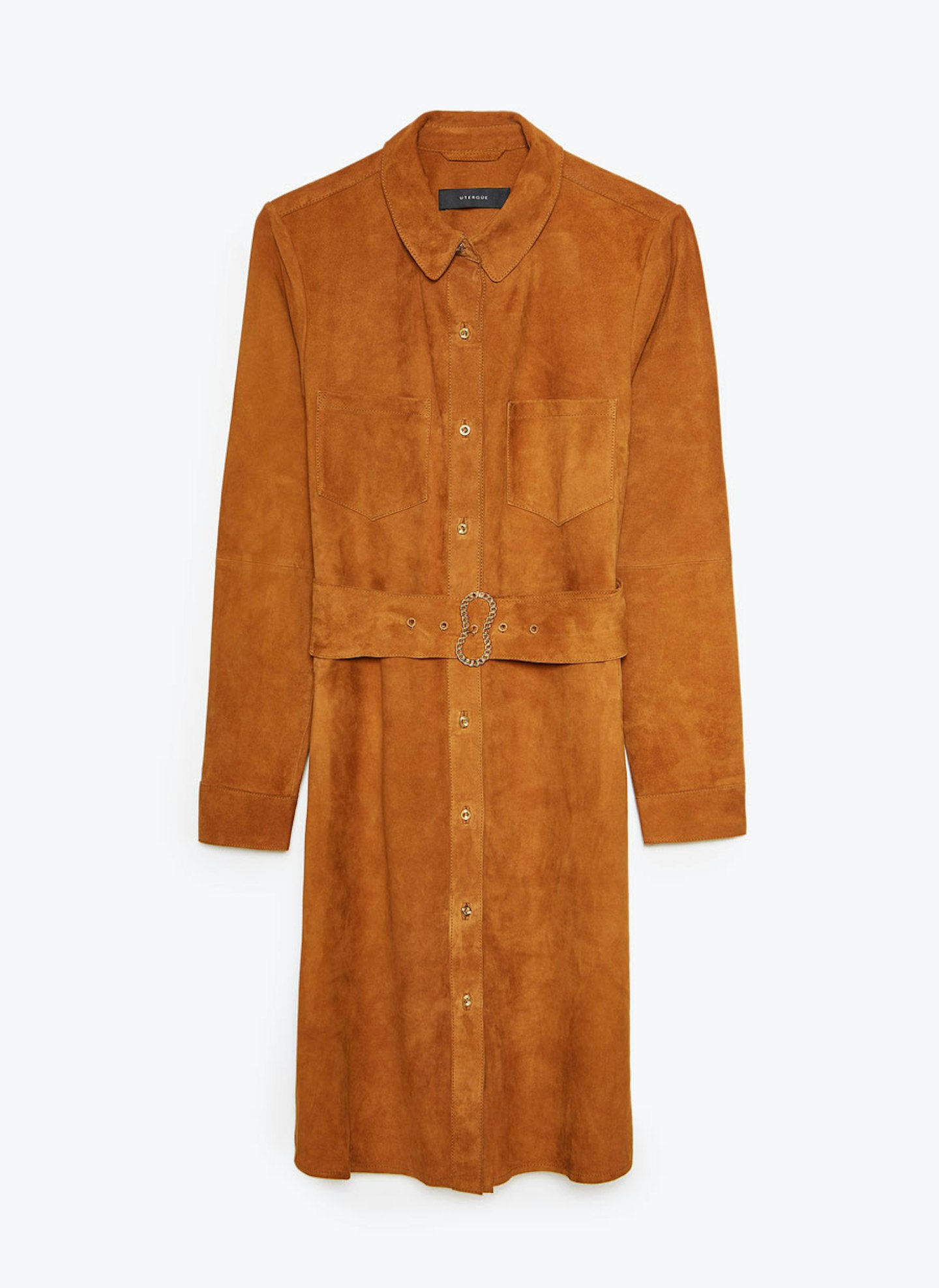 Uterque, Leather Overshirt, £250