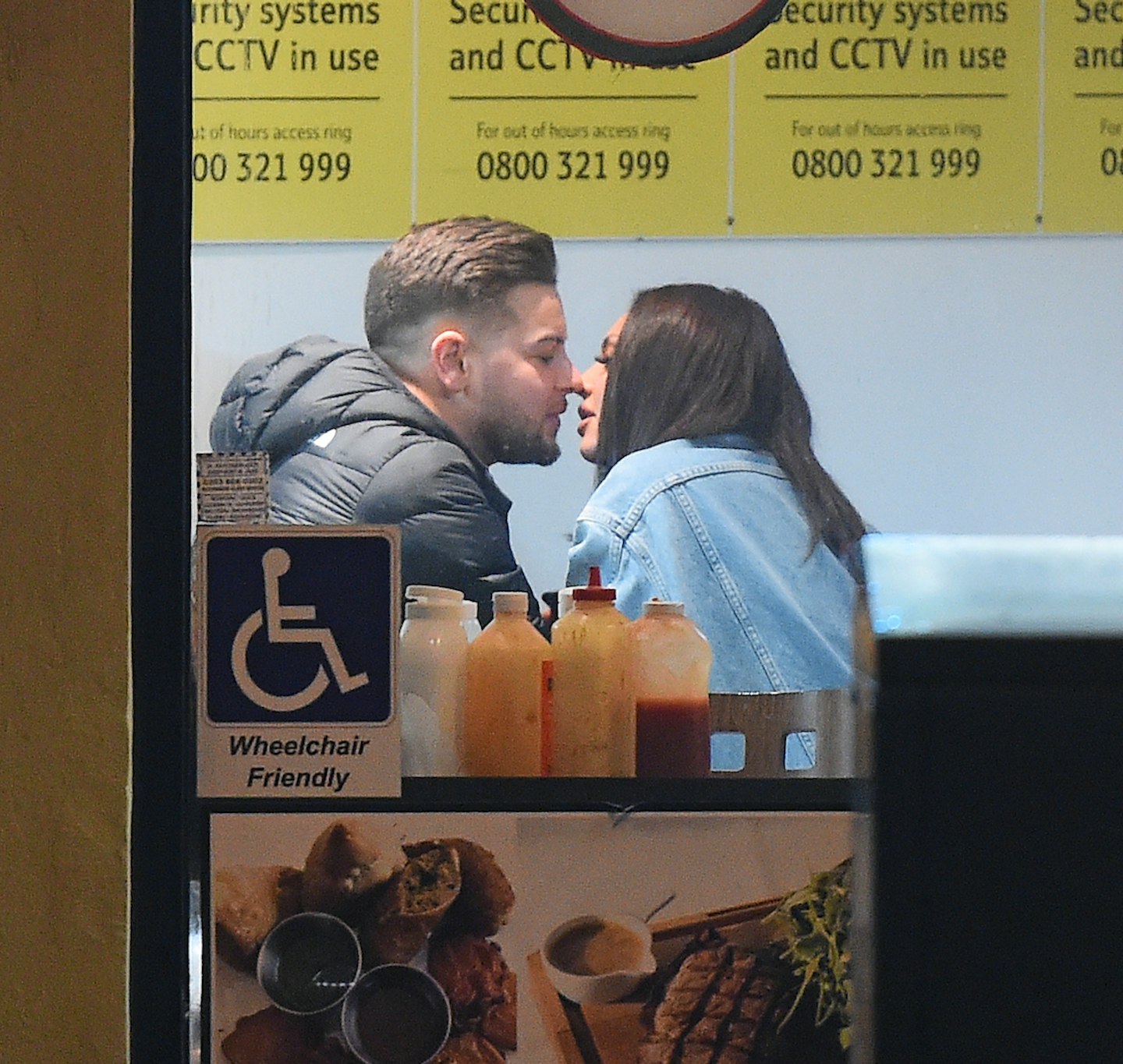 Chris Hughes Jesy Nelson kiss kebab shop
