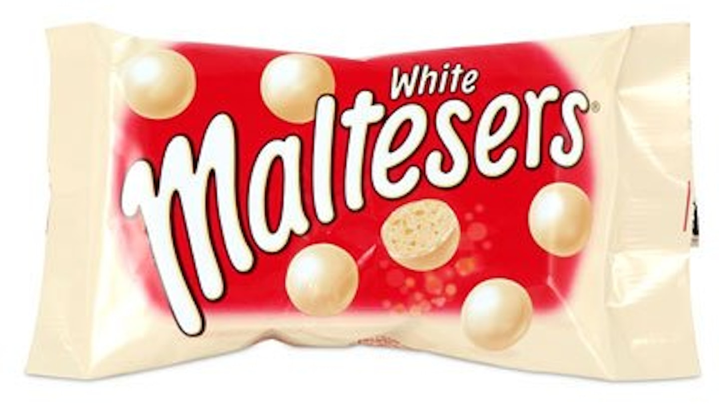 White chocolate maltesers