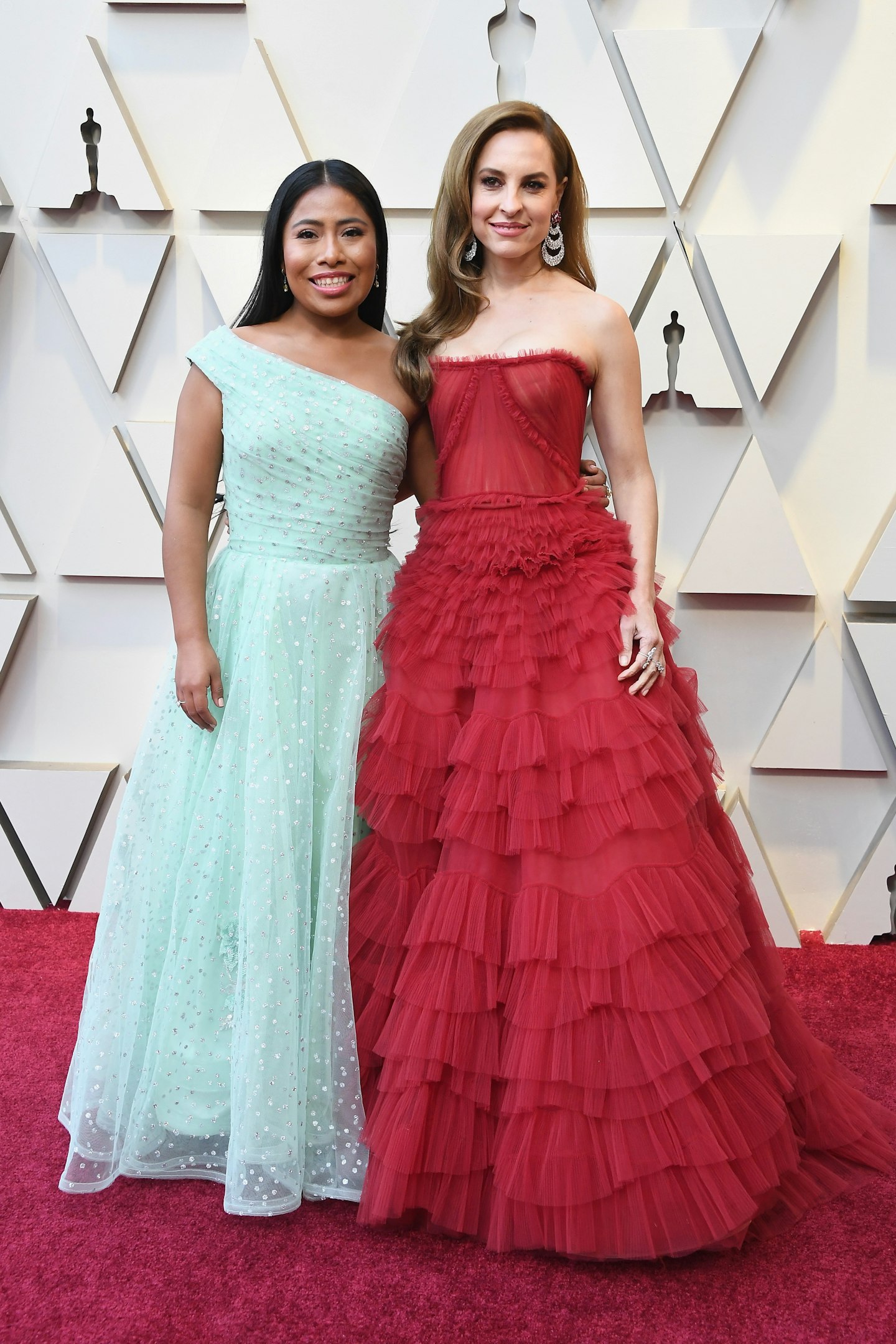 Yalitza Aparicio and Marina de Tavira at the 2019 Oscars