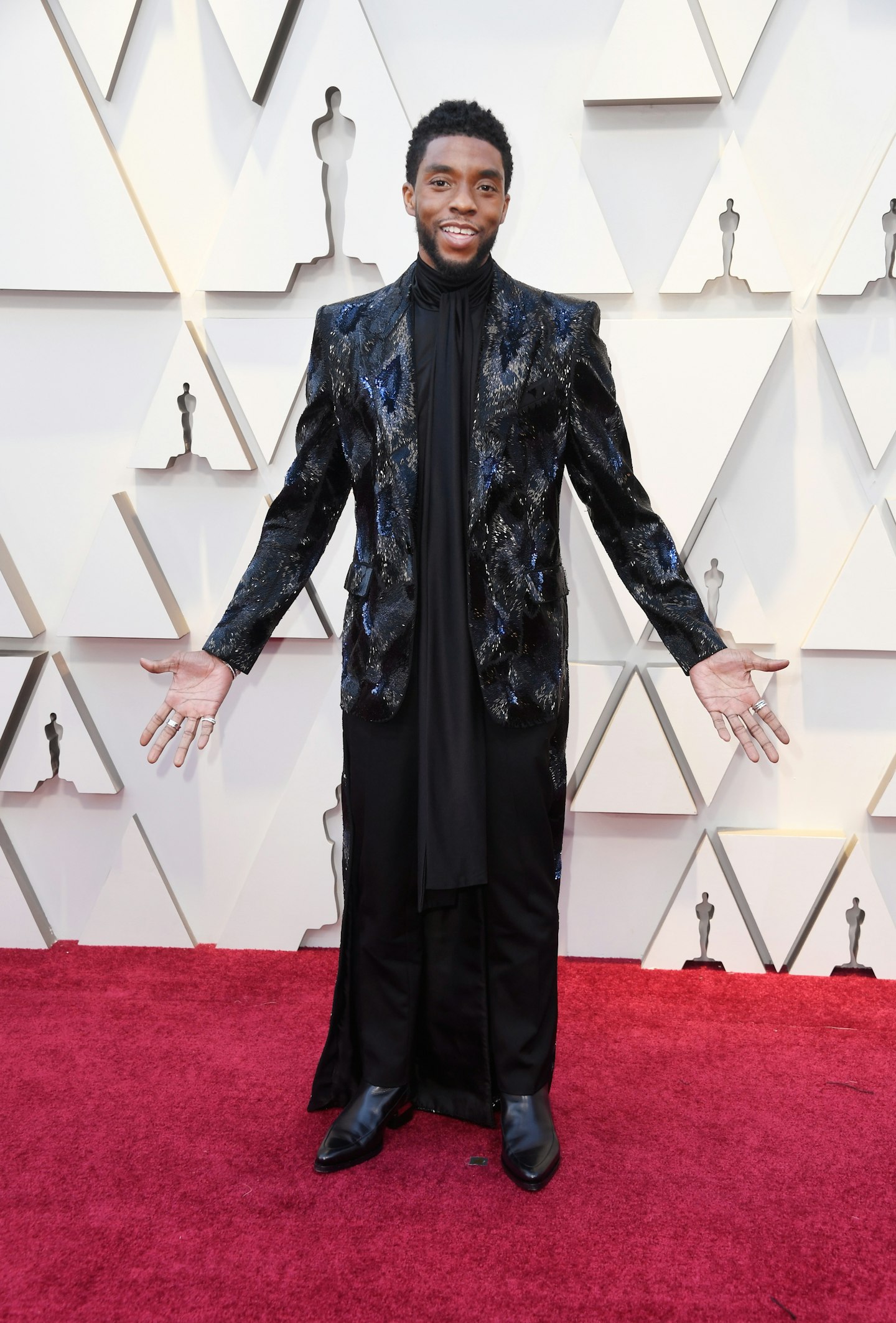 Chadwick Boseman at the 2019 Oscars