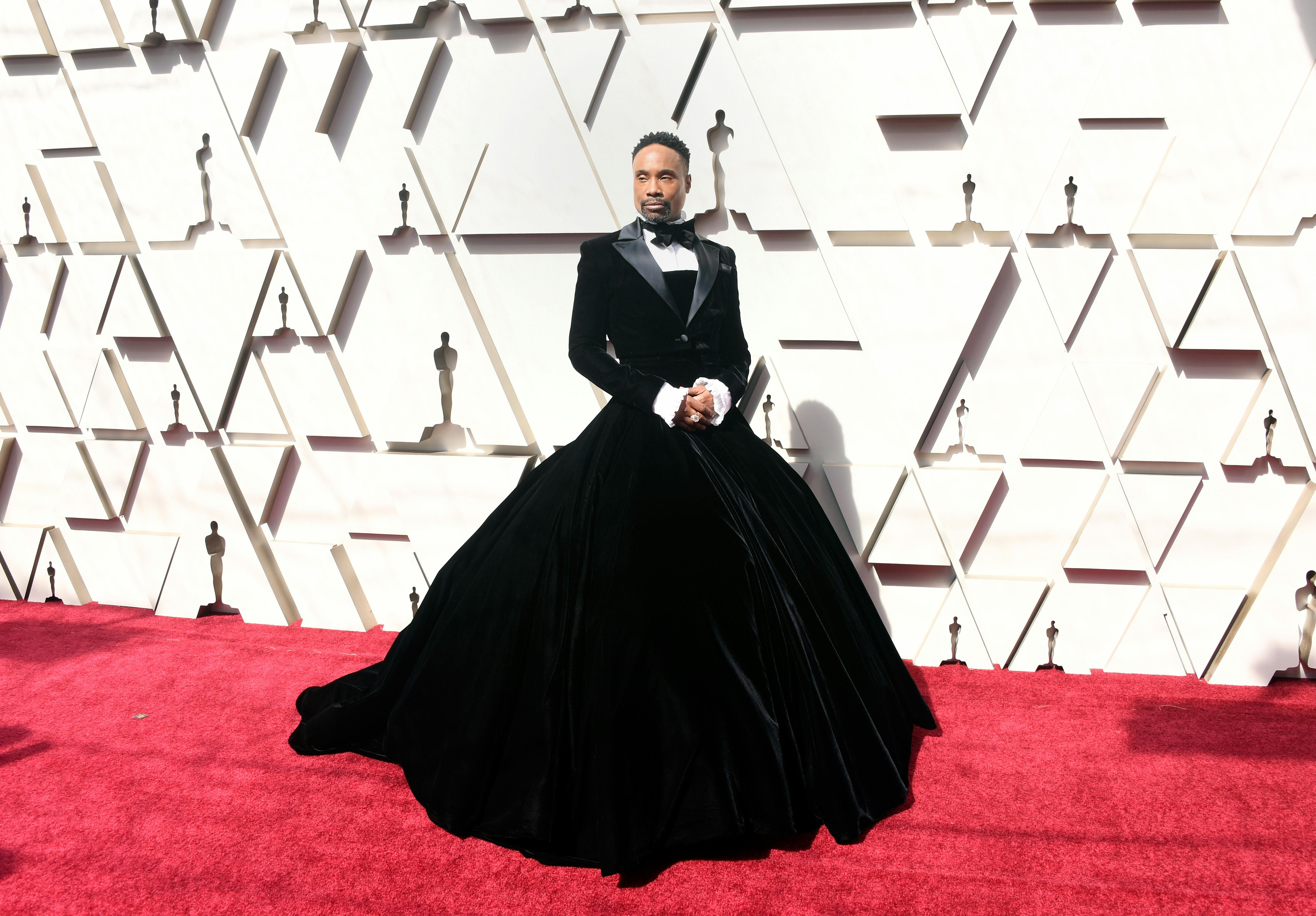 Oscars tuxedo dress cheap billy porter